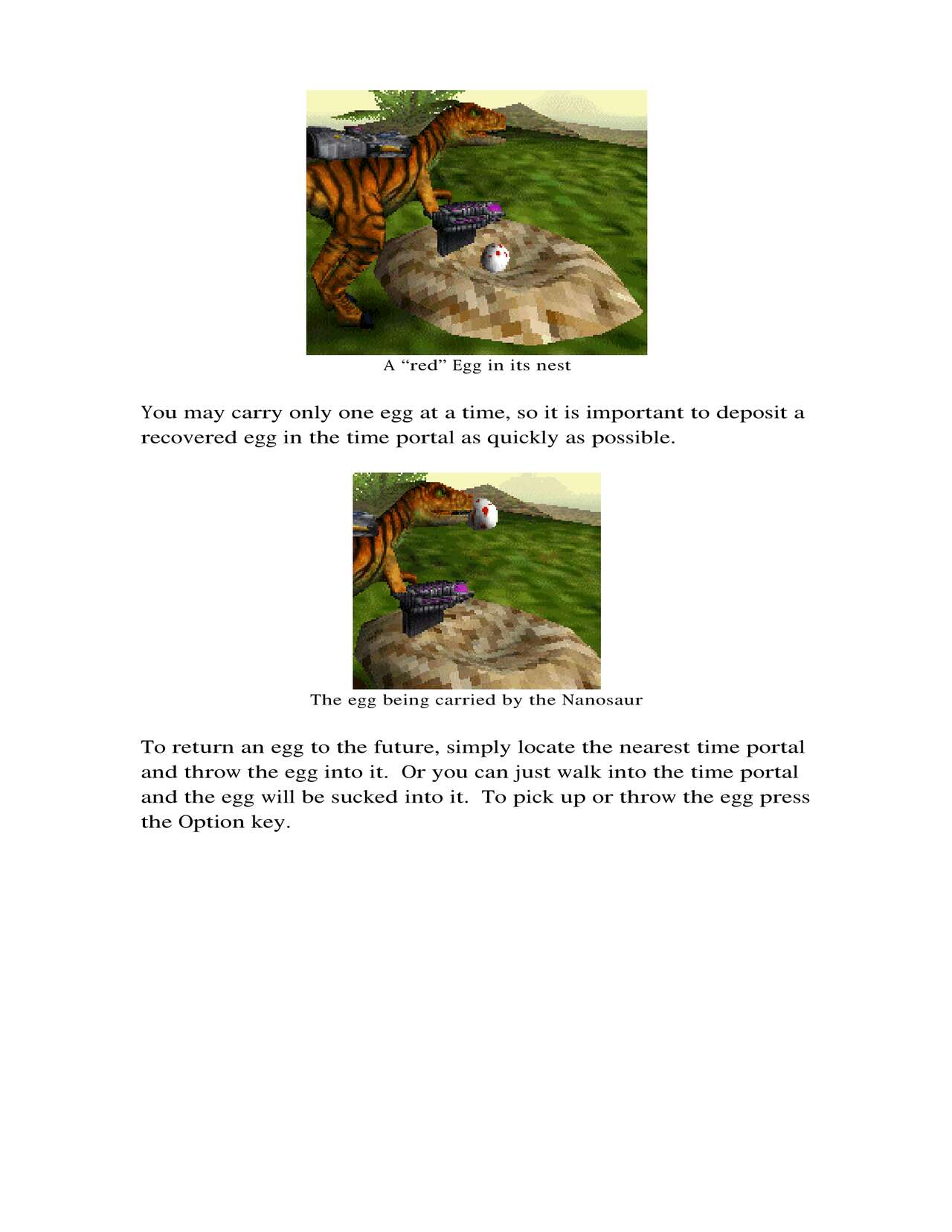 Nanosaur Manual page 8 full