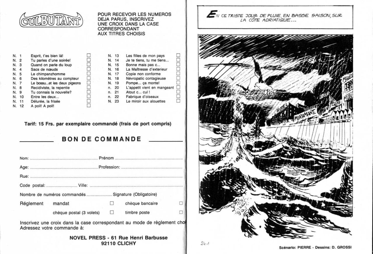 PFA - Novel press Culbutant #24 Des touristes déchainées - b  Erreur sur la marchandise page 3 full