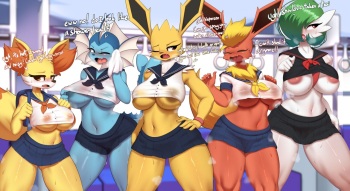 Burgerkiss Train Girls - Part 3 Group Shots + Background Girls cover