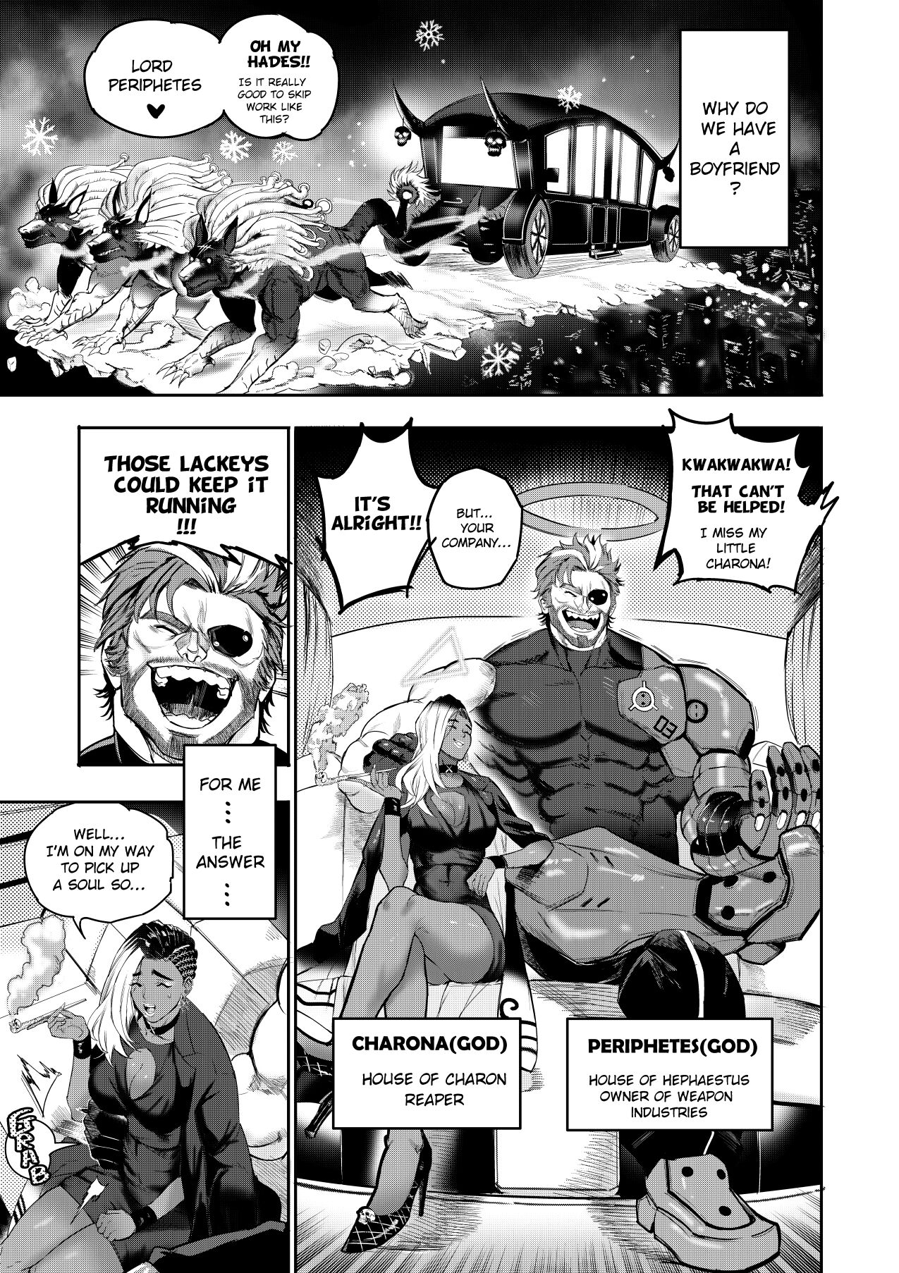 I sold my body to a god - Charona side story Chap1 page 2 full