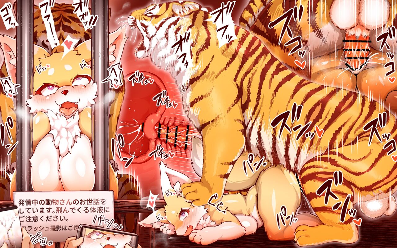 狐鈴ちゃんメスケモスウツ着て虎に犯される page 3 full