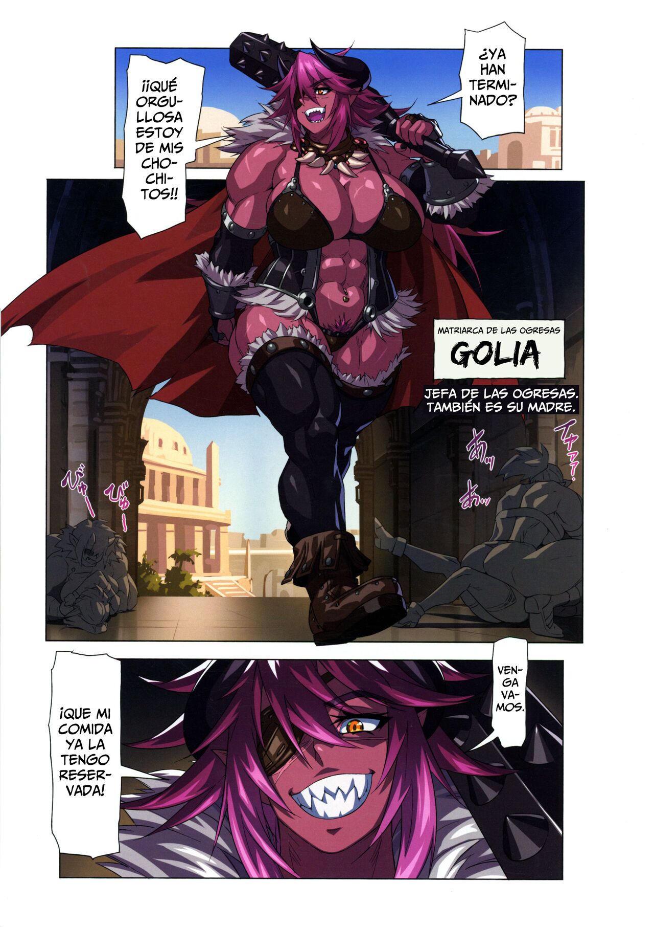 Ogresas Contra Elfas Oscuras ~ La Gesta de La Gestación - Ogre tai Dark Elf Ogre Hanshoku Dai Sakusen page 7 full