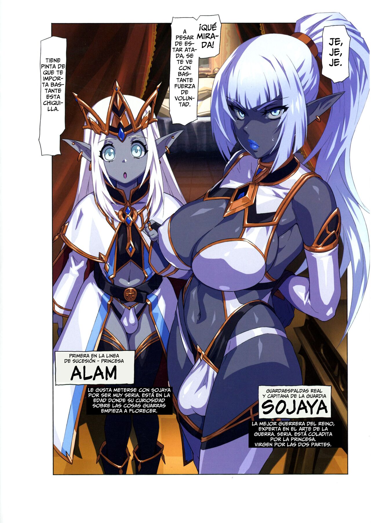 Ogresas Contra Elfas Oscuras ~ La Gesta de La Gestación - Ogre tai Dark Elf Ogre Hanshoku Dai Sakusen page 8 full