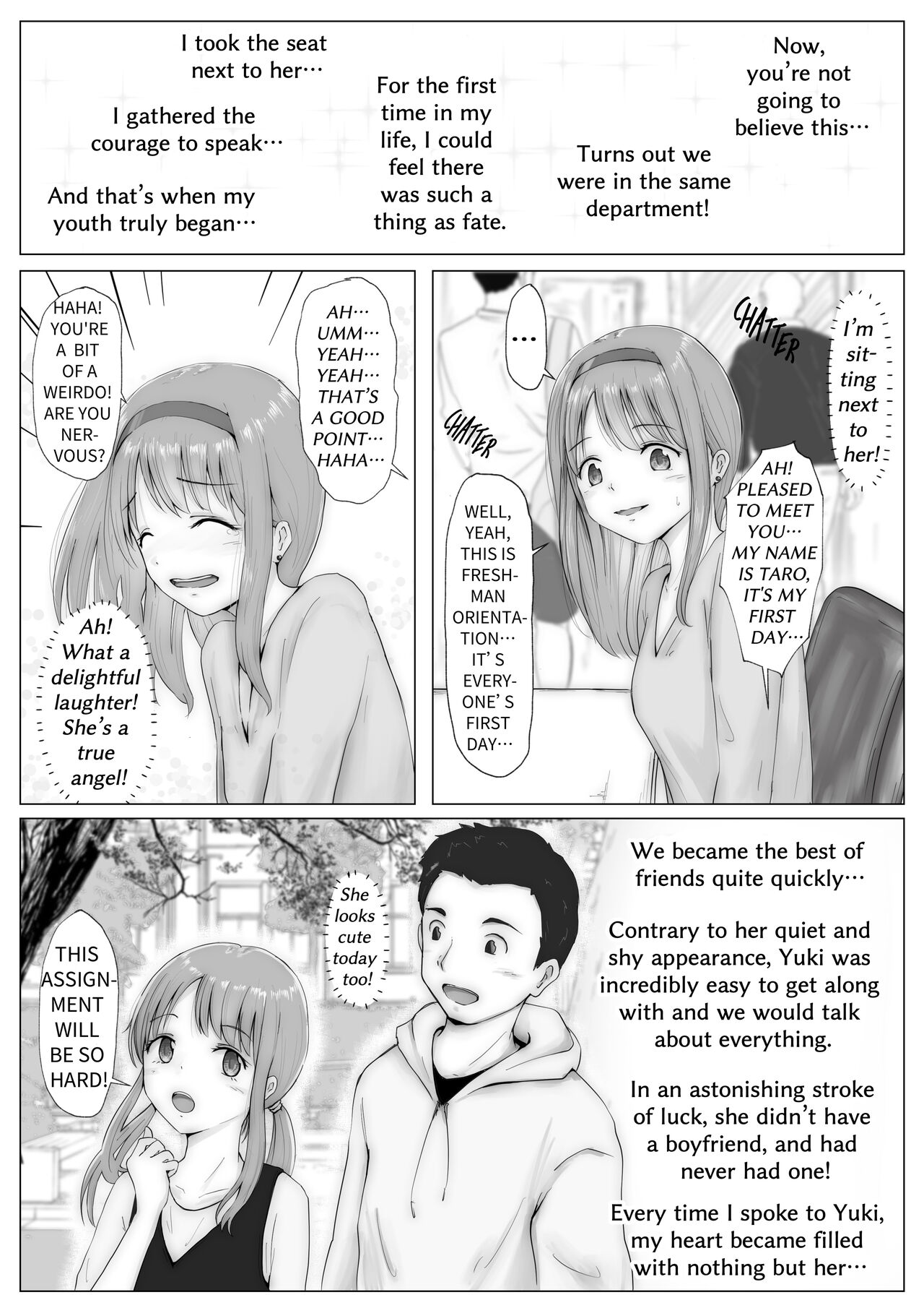 Honto no Kanojo 1 -Ore no Kanojo ga Hoka no Otoko ni Dakareteta nante Shinjinai- | The Real Girlfriend 1 -I Can't Believe Another Man Had My Girlfriend- page 4 full