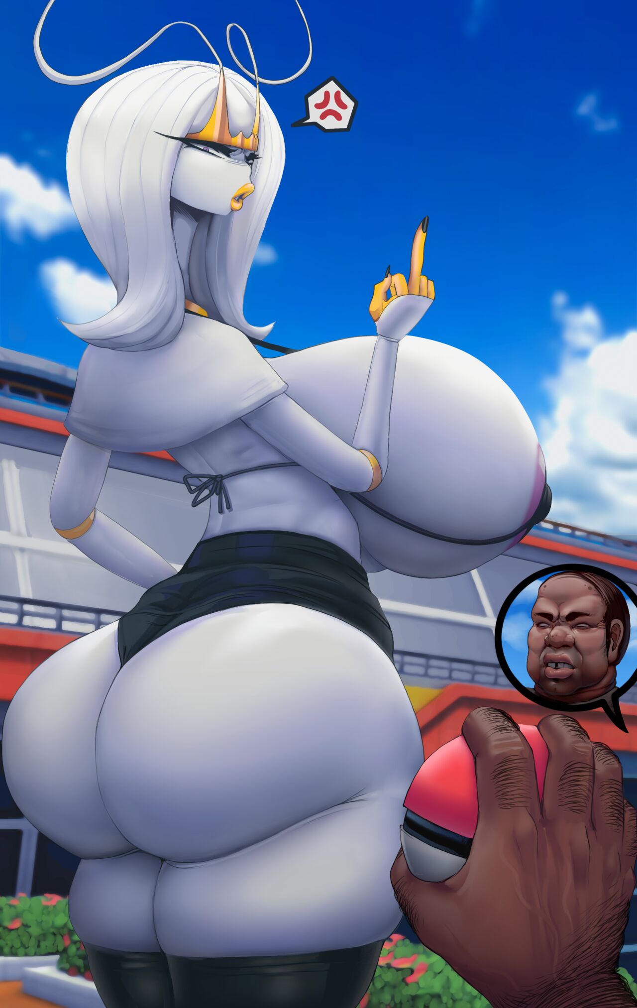Bug pokegal gets her throat resized page 4 full