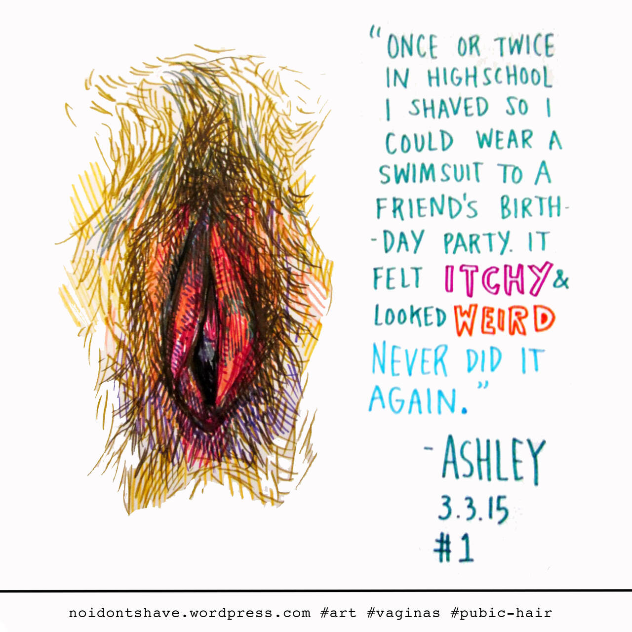 No, I Don't Shave: One Hairy Vulva a Day for 37 Days page 2 full