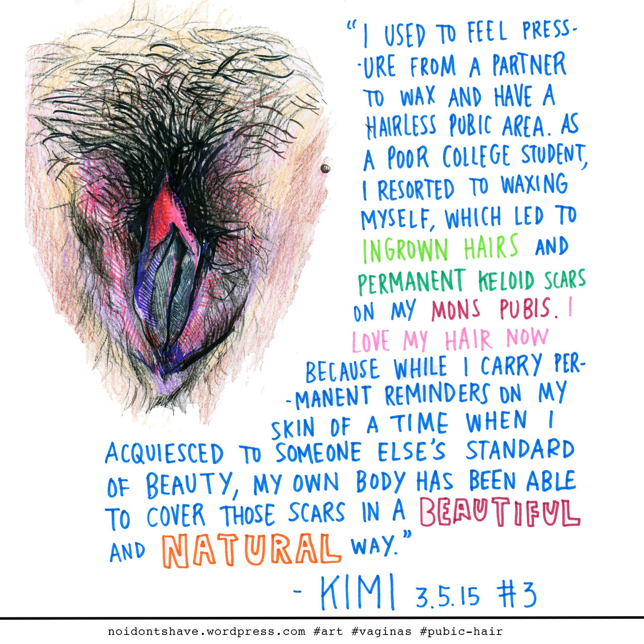 No, I Don't Shave: One Hairy Vulva a Day for 37 Days page 4 full