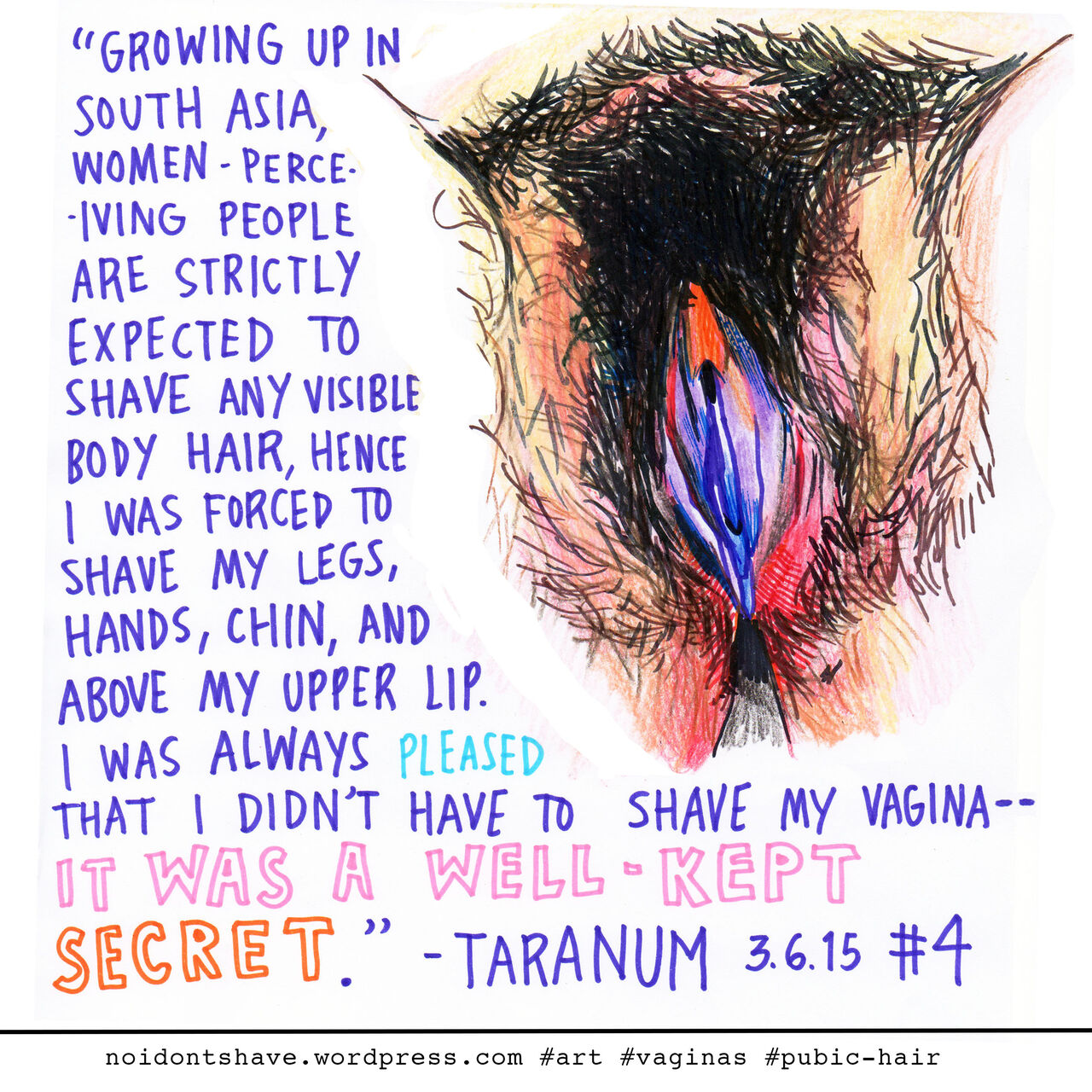 No, I Don't Shave: One Hairy Vulva a Day for 37 Days page 5 full