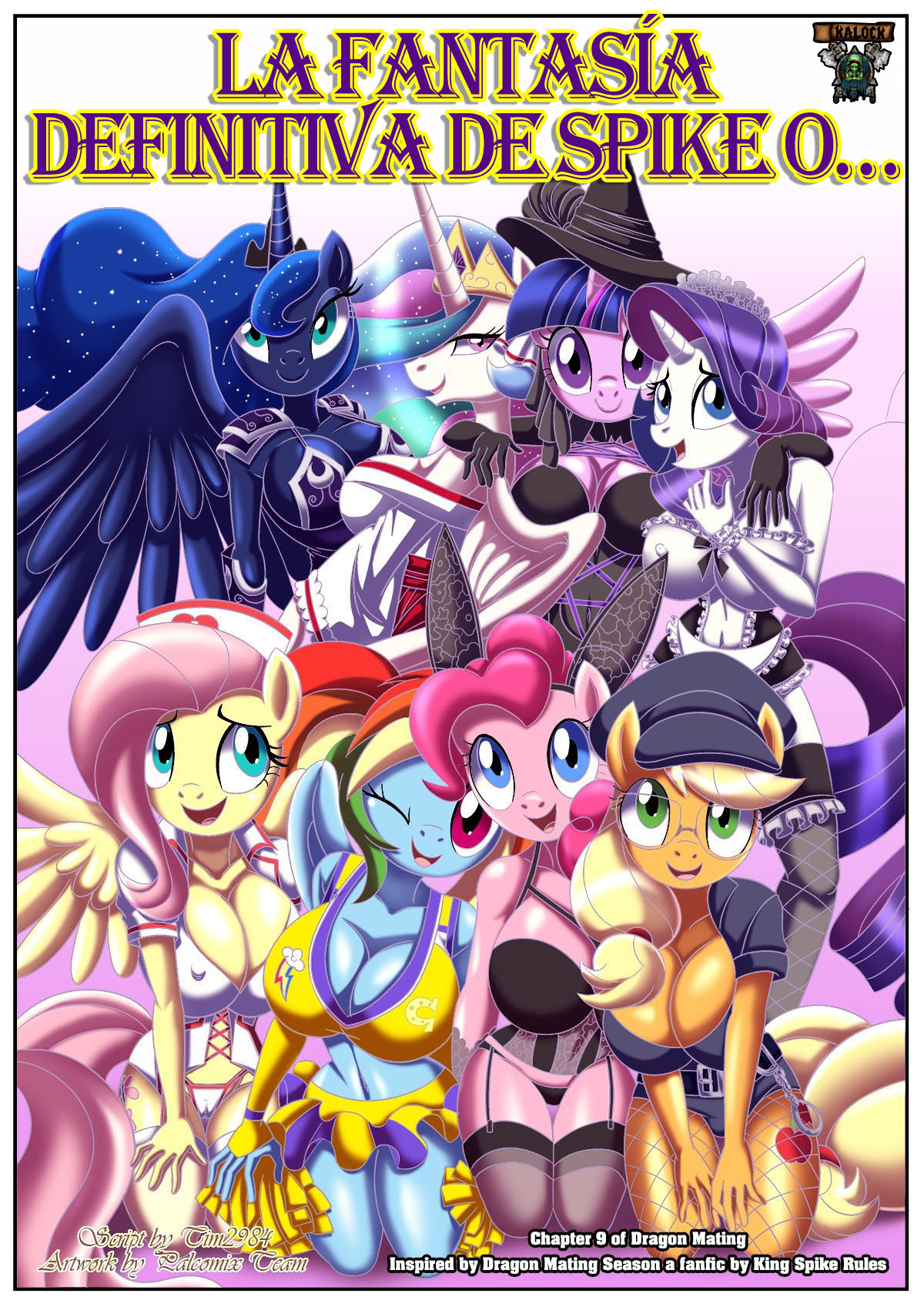 La Fantasía Definitiva de Spike O El Harem del Rey Dragón | page 1 full