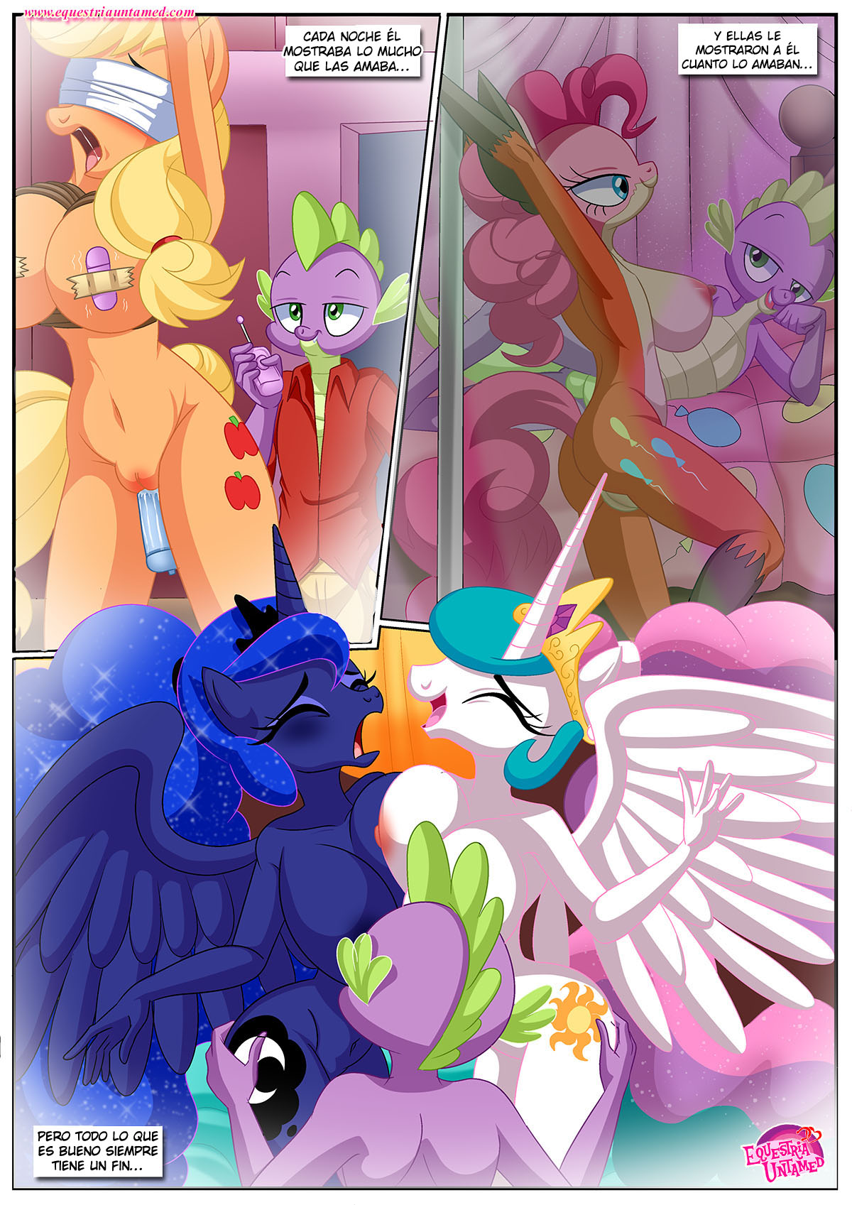 La Fantasía Definitiva de Spike O El Harem del Rey Dragón | page 4 full
