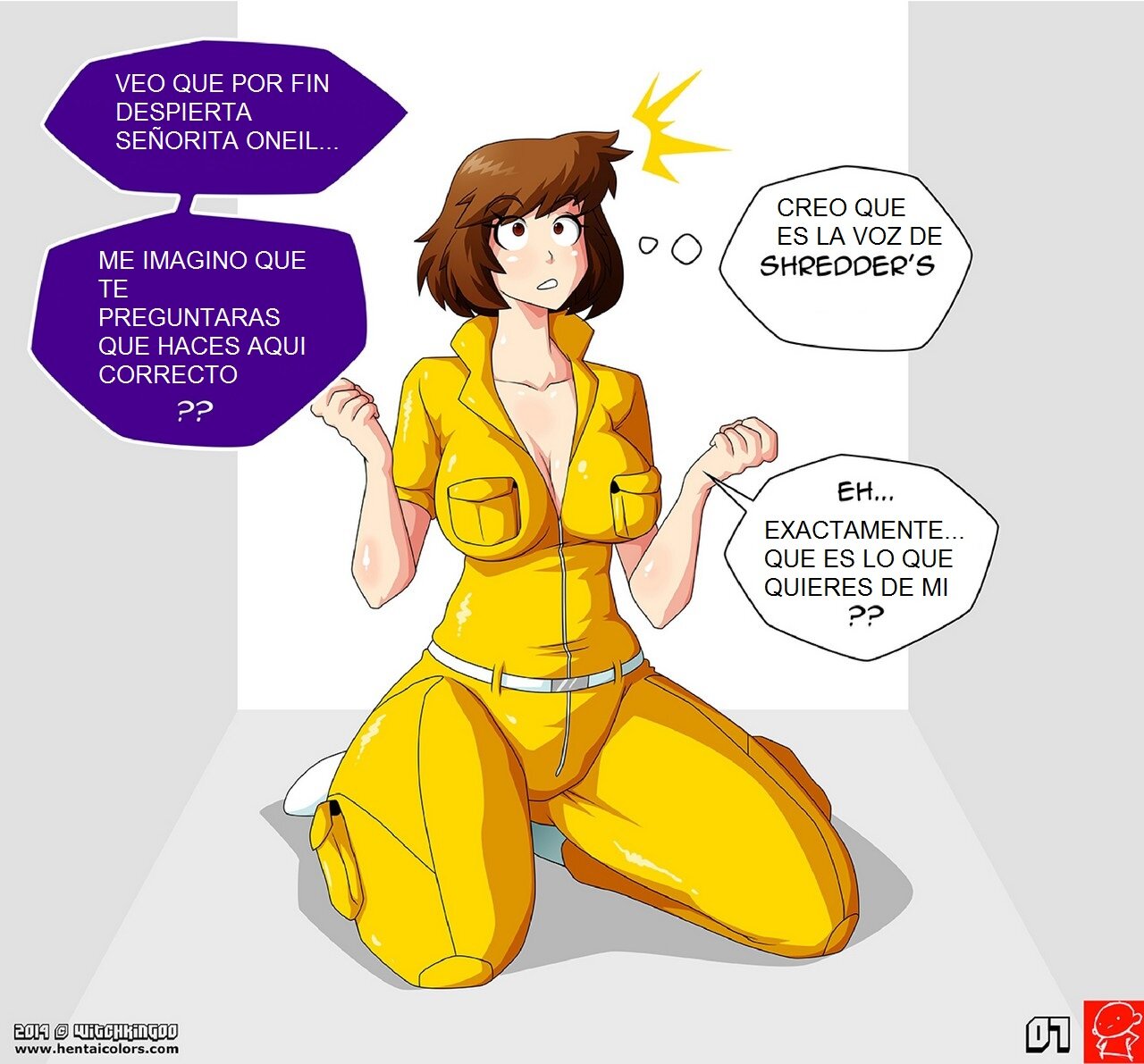 April O'neil - Save The Turtles  #1 page 8 full
