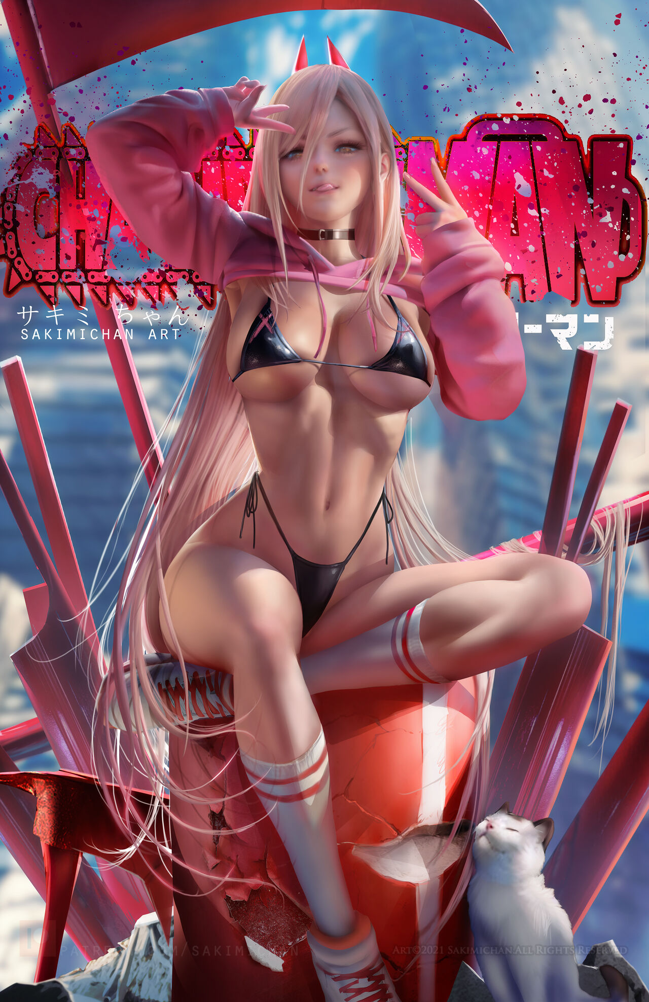 【sakimichan】电锯人chainsaw_man帕瓦差分6张 page 3 full