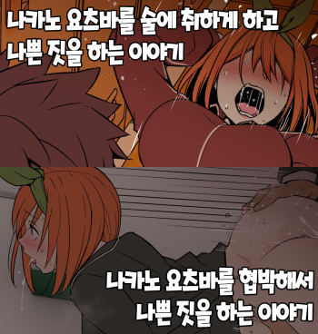 Nakano Yotsuba ni Osake o Nomasete Warui Koto o Suru Hanashi 나카노 요츠바를 술에 취하게 하고 나쁜 짓을 하는 이야기 + 나카노 요츠바를 사진으로 협박해서 나쁜 짓을 하는 이야기 cover