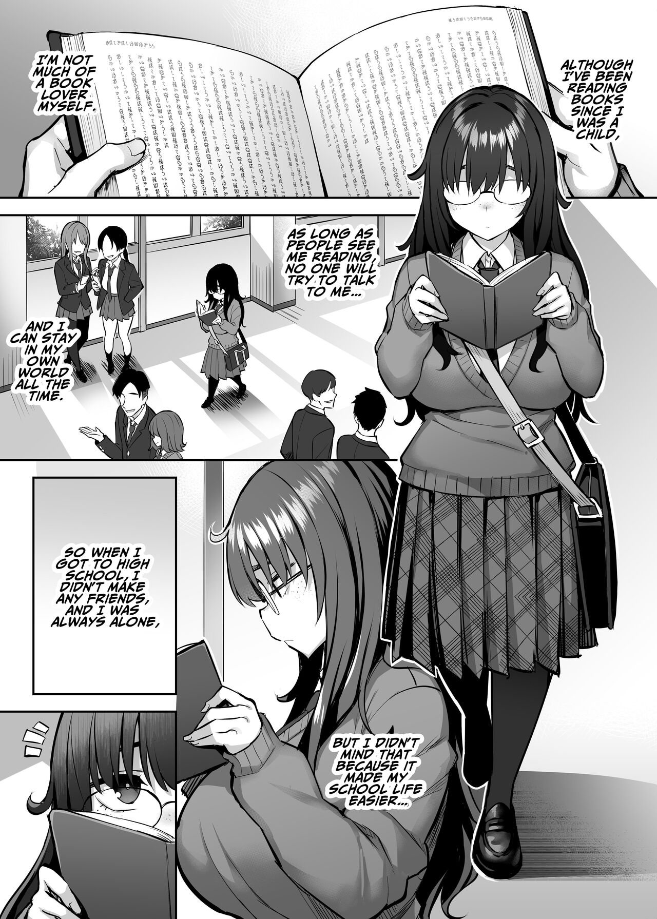 Moto InCha no Kyonyuu Yariman Imouto ga Erosugite, Onii-chan wa Mou...!! 0 ~Jimiko no Watashi ga Kawatta Riyuu~ page 2 full