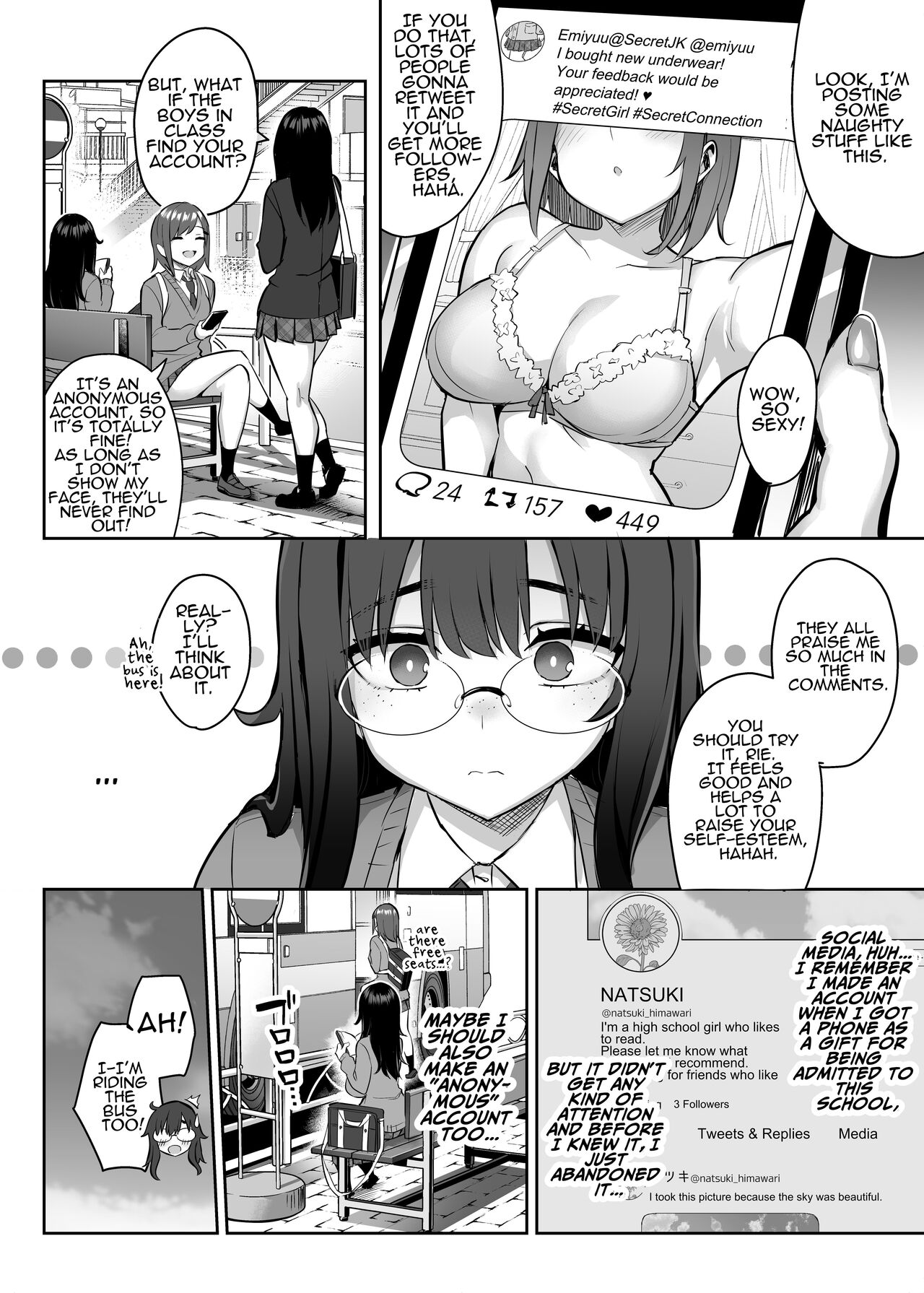 Moto InCha no Kyonyuu Yariman Imouto ga Erosugite, Onii-chan wa Mou...!! 0 ~Jimiko no Watashi ga Kawatta Riyuu~ page 5 full