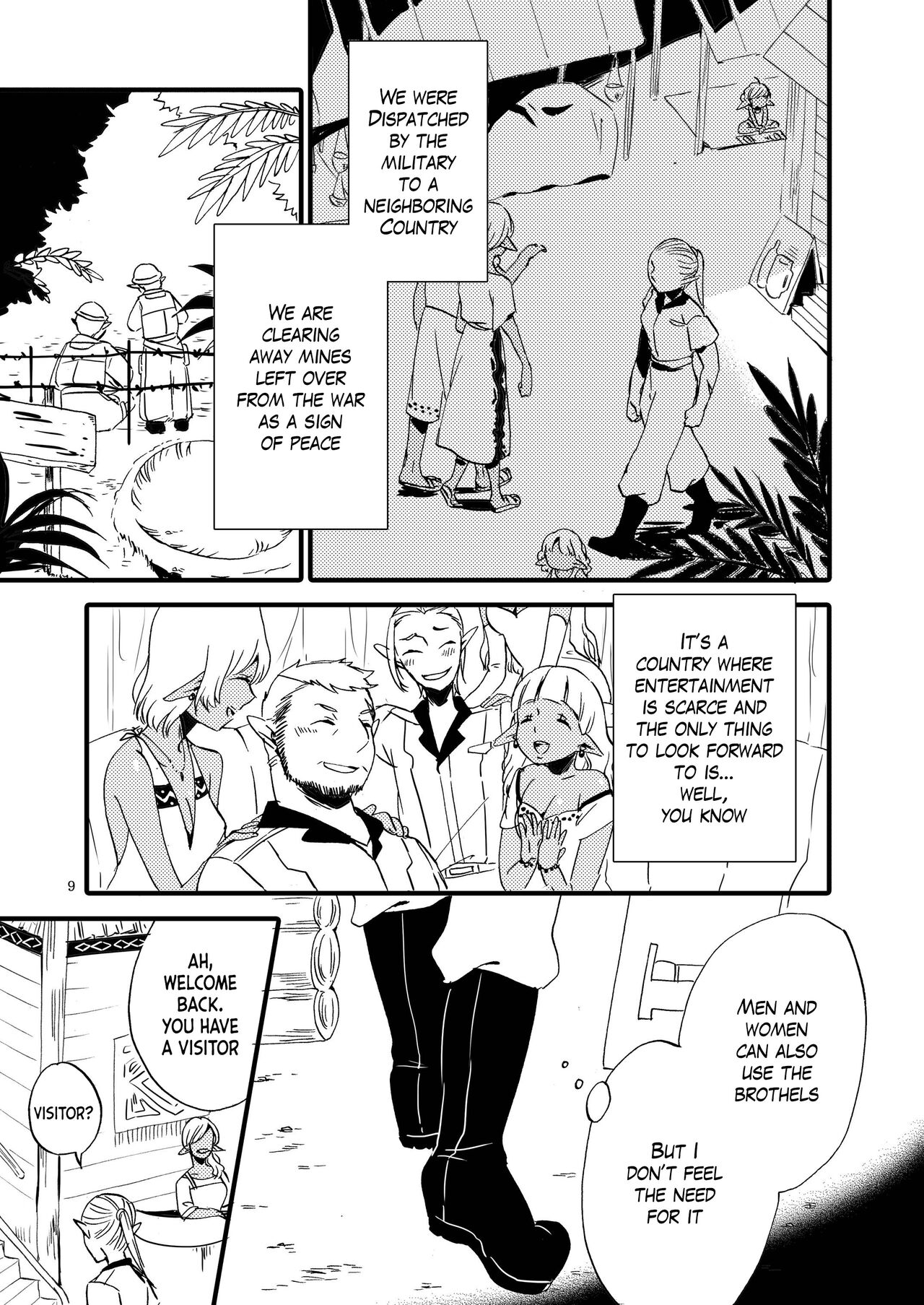 Anata ni Ai o Anata ni Hana o - Let me give love to you, I will give a flower to you page 9 full