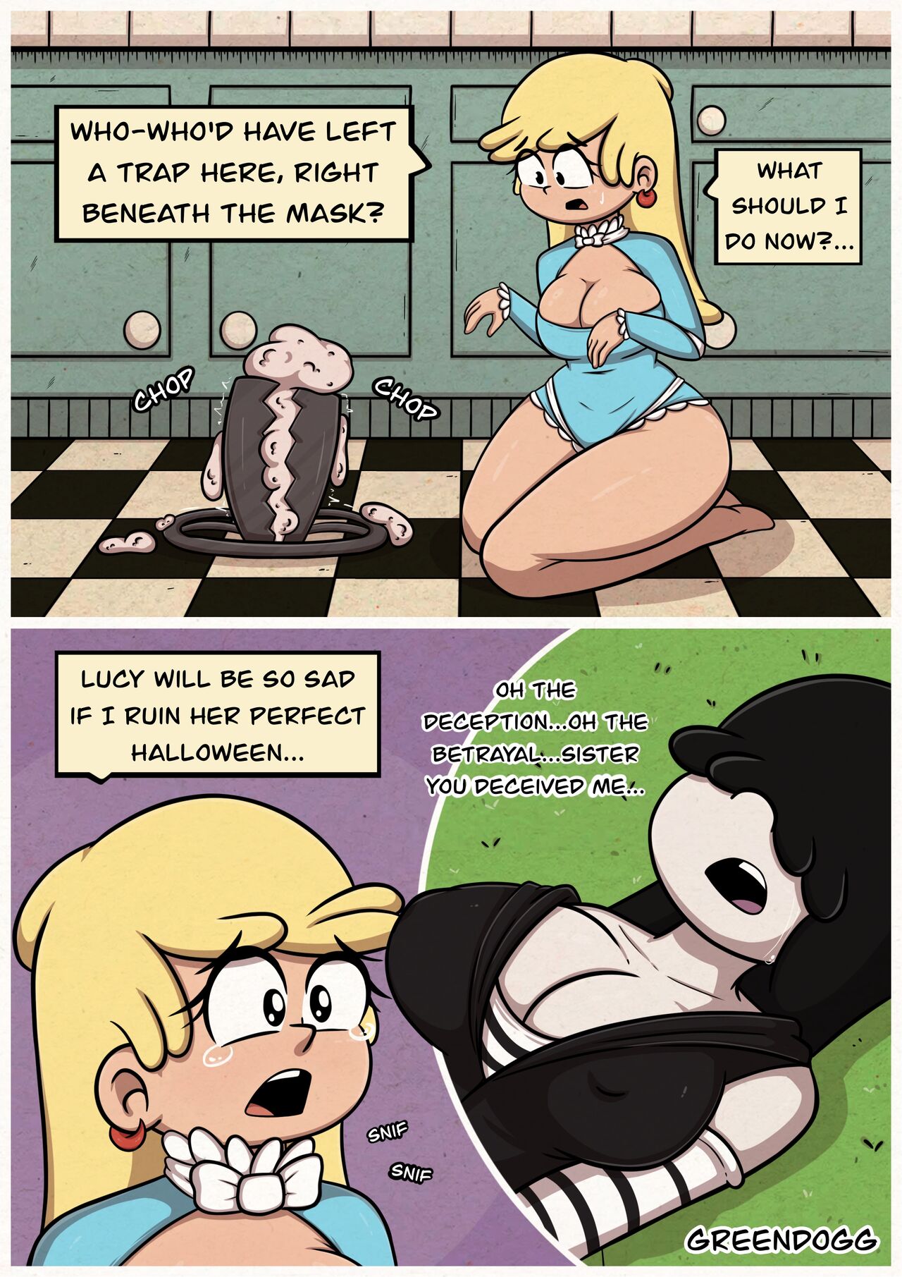 The Lewd Halloween / The Loud House - Greendogg page 4 full