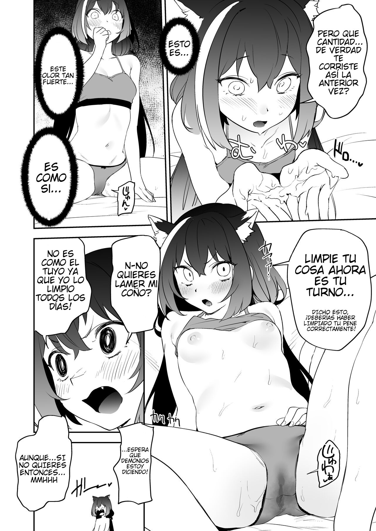 Kusozako Manko Kyaru-chan to Kusozako Chinpo Kishi-kun | El coño débil de kyaru y el pene débil de Kishi-kun page 9 full