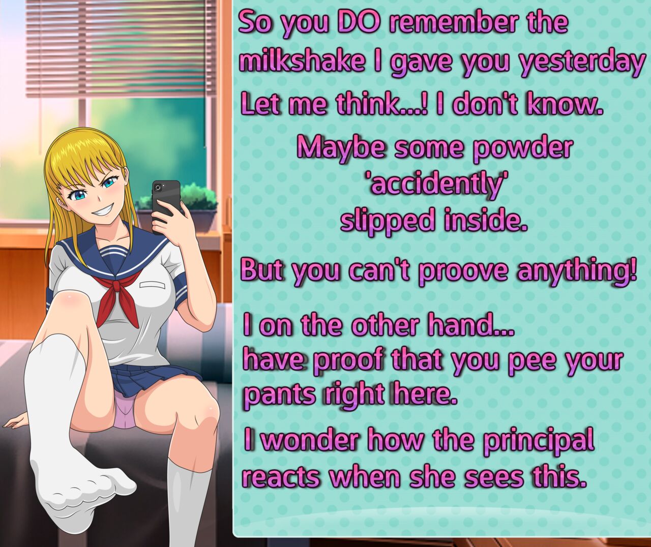 Femdom University Zero Captions page 3 full
