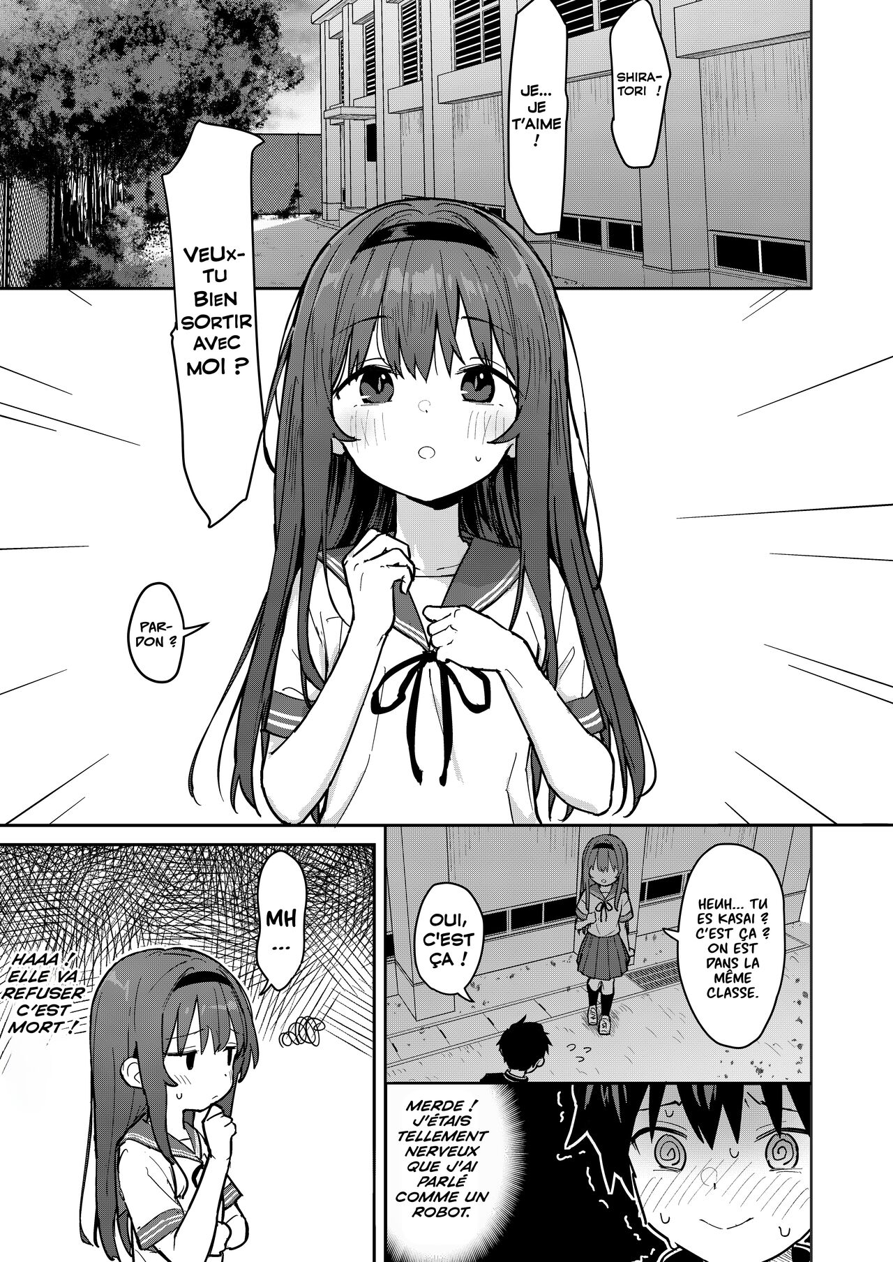 Suki na Ko ni Kokuhaku Shitara Hamedori Douga ga Okurarete Kita Hanashi | Je me suis confessé à une fille, elle m'a répondu avec une sex tape page 2 full