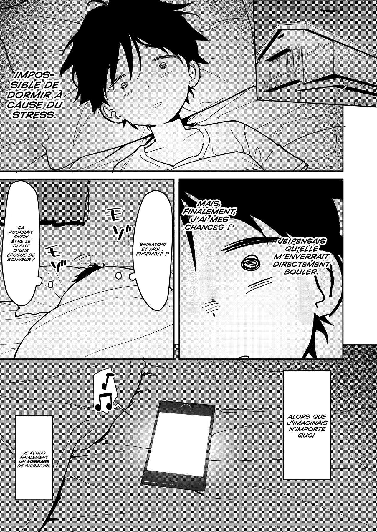 Suki na Ko ni Kokuhaku Shitara Hamedori Douga ga Okurarete Kita Hanashi | Je me suis confessé à une fille, elle m'a répondu avec une sex tape page 4 full