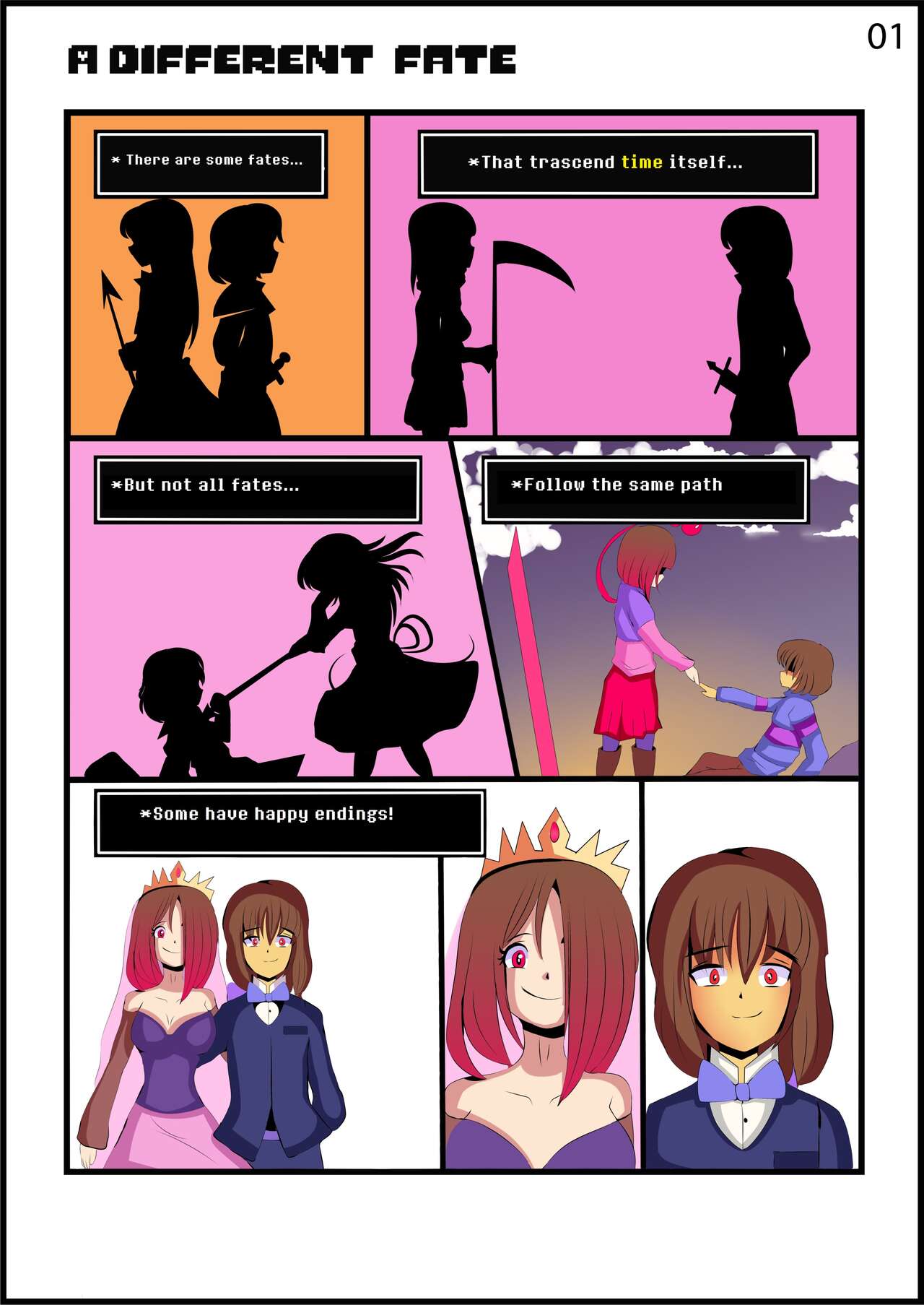 Frisk x Betty page 1 full