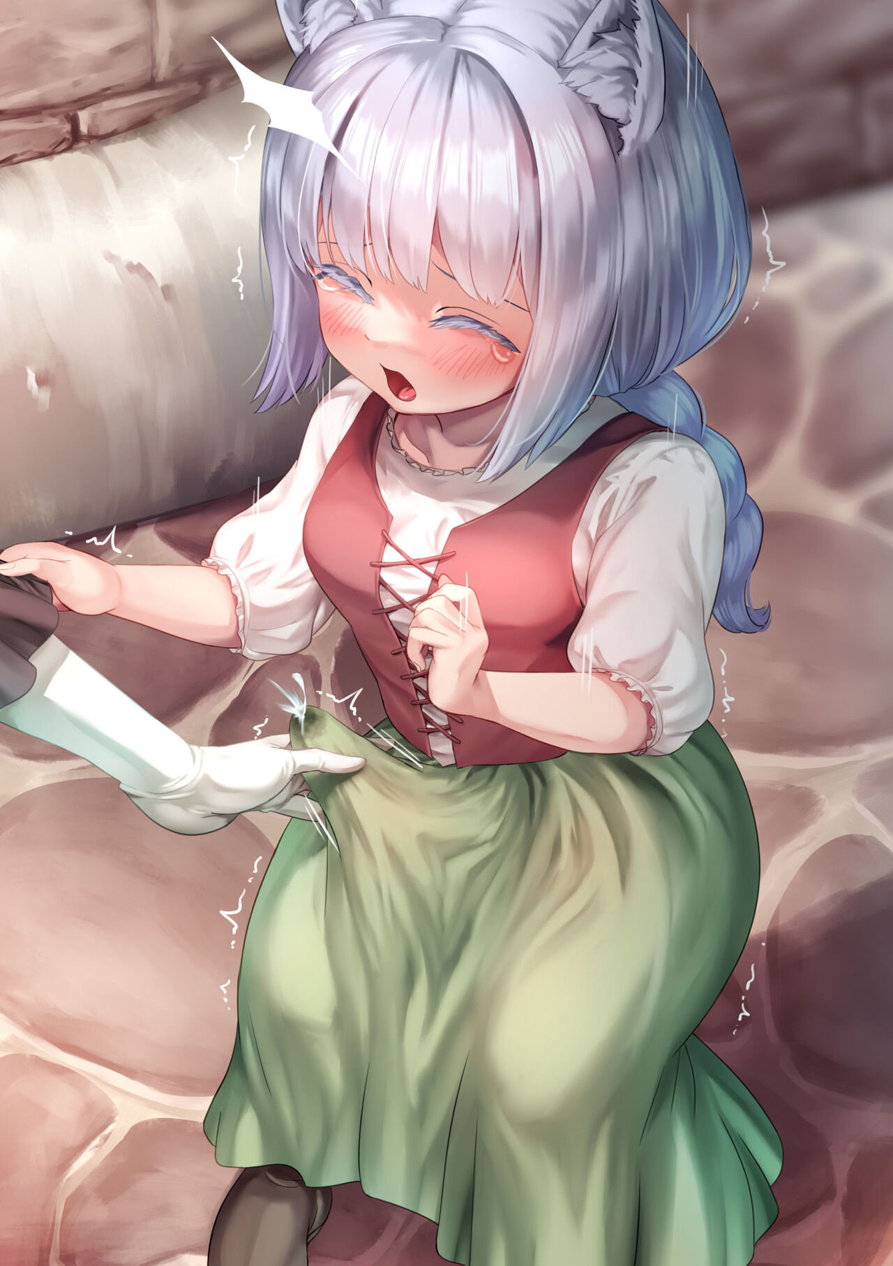 Michibata de Sawararechau Futanari Kemomimi-chan page 6 full
