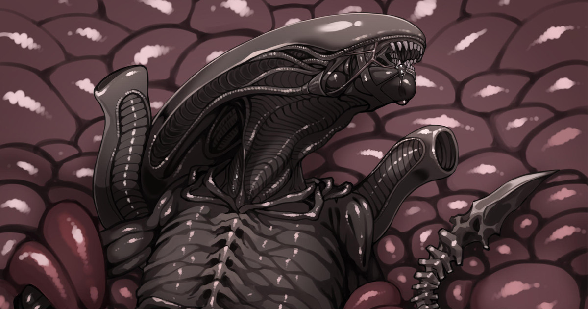 Xenomorph Tentacle Rape page 1 full