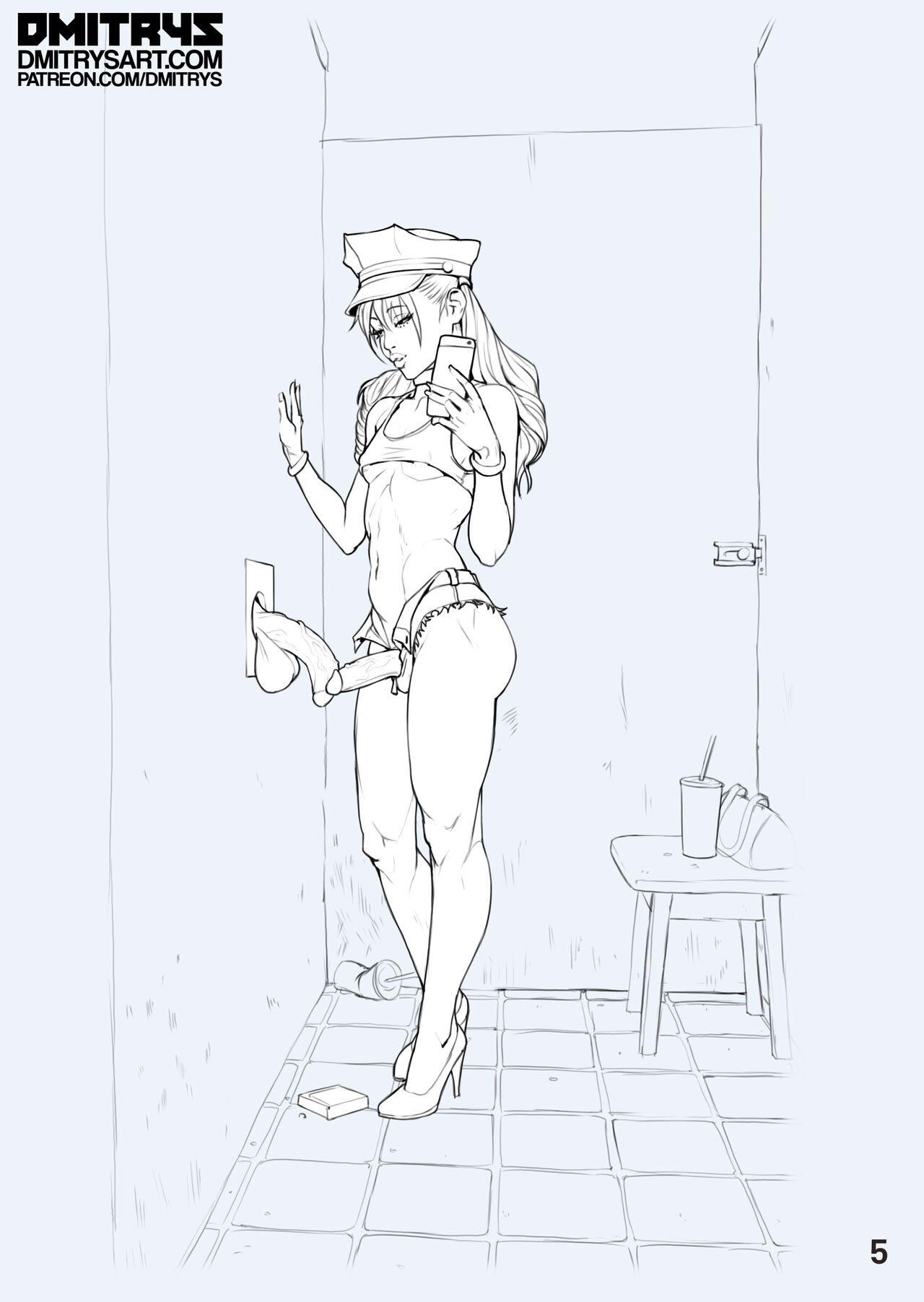 Peach Changing Room page 9 full