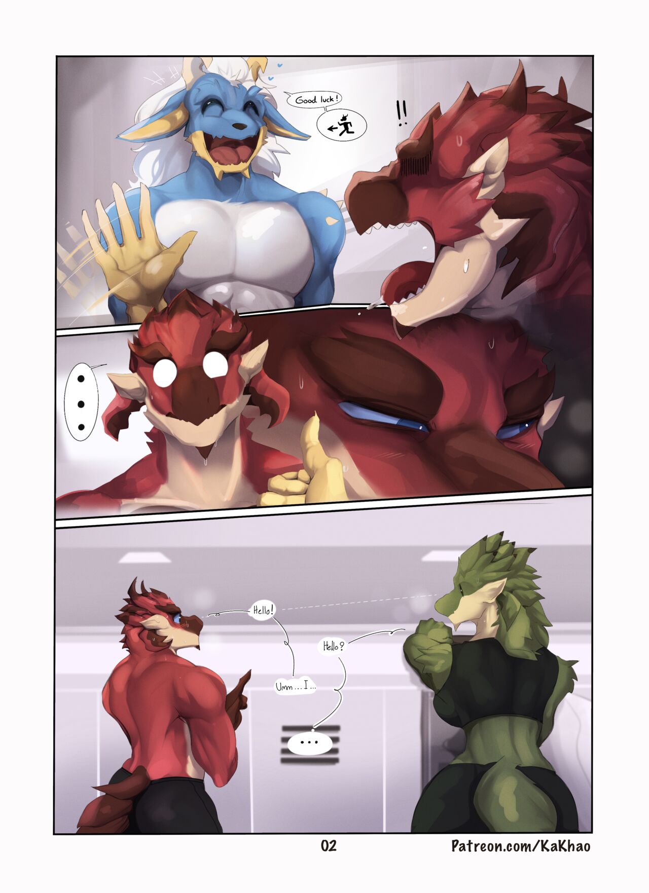 After gym: Rathian&amp;Rathalos page 2 full
