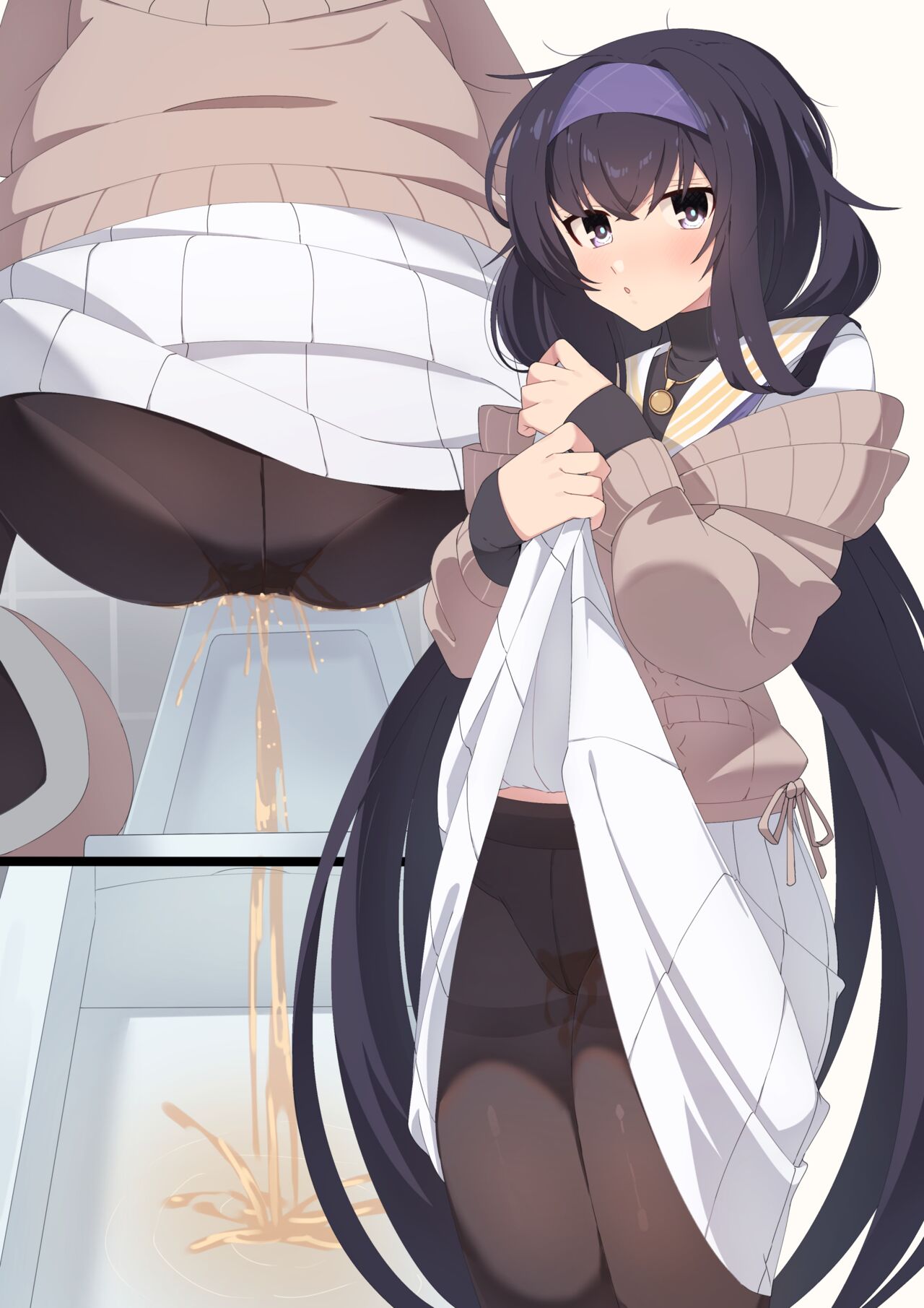 Yogoreta Pants to Tights o Misete kureru Kozeki Ui-chan page 9 full