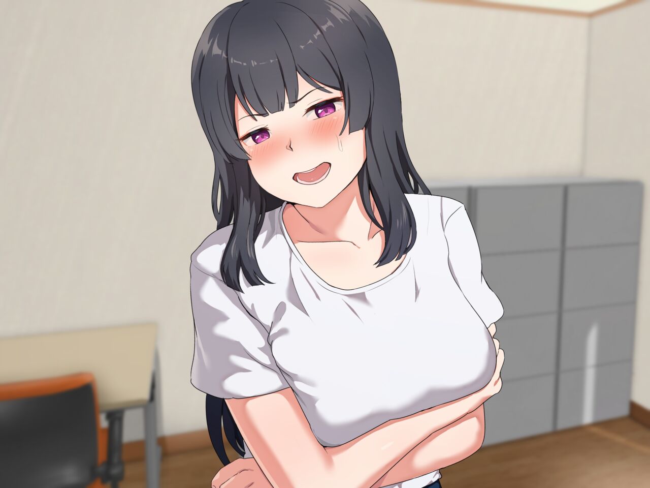 我慢できなくて、射精管理に失敗した真面目彼女ちゃん page 8 full