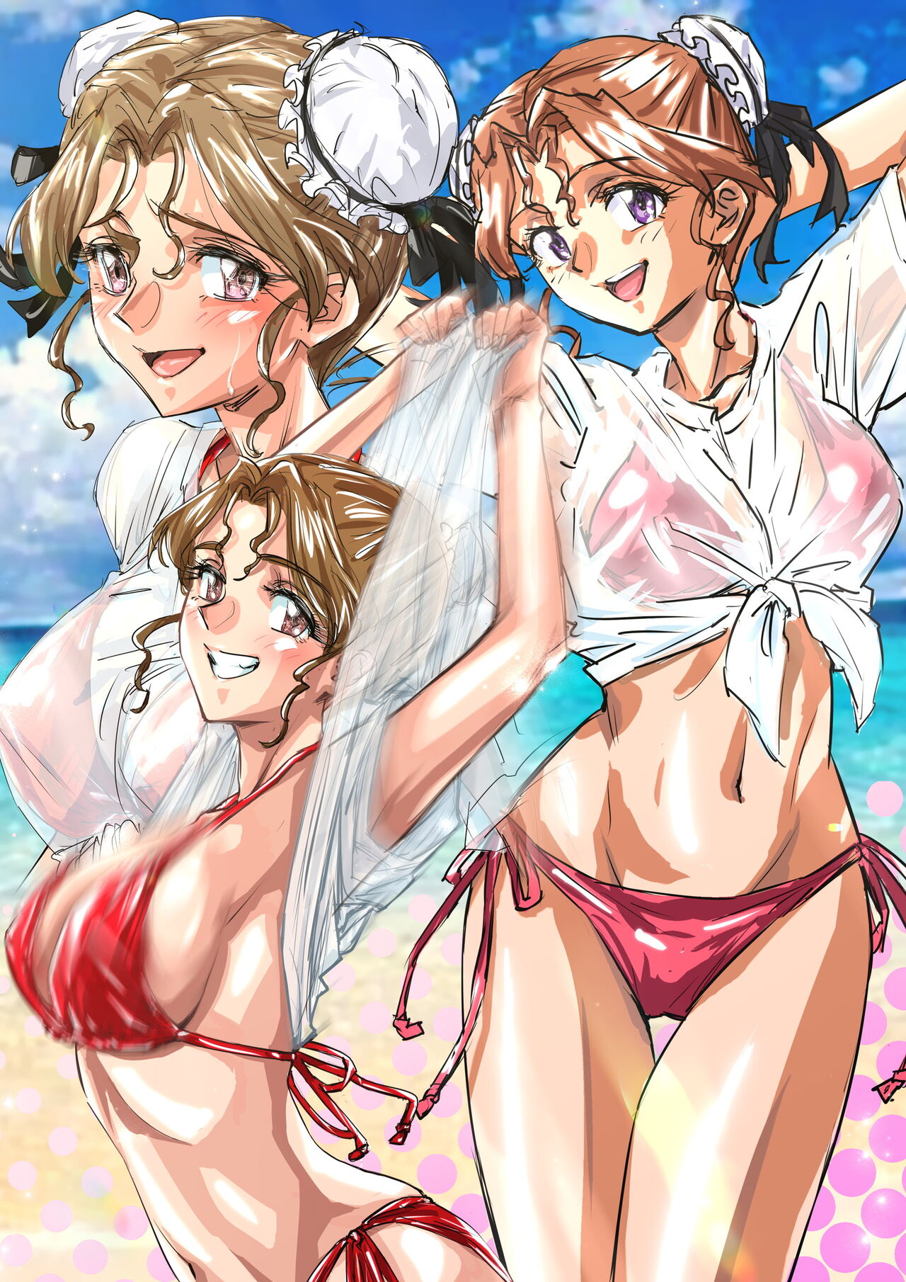 晶とビーチSEX page 9 full