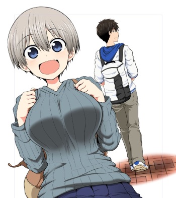 Official art - Uzaki-chan Wants to Hang Out cover