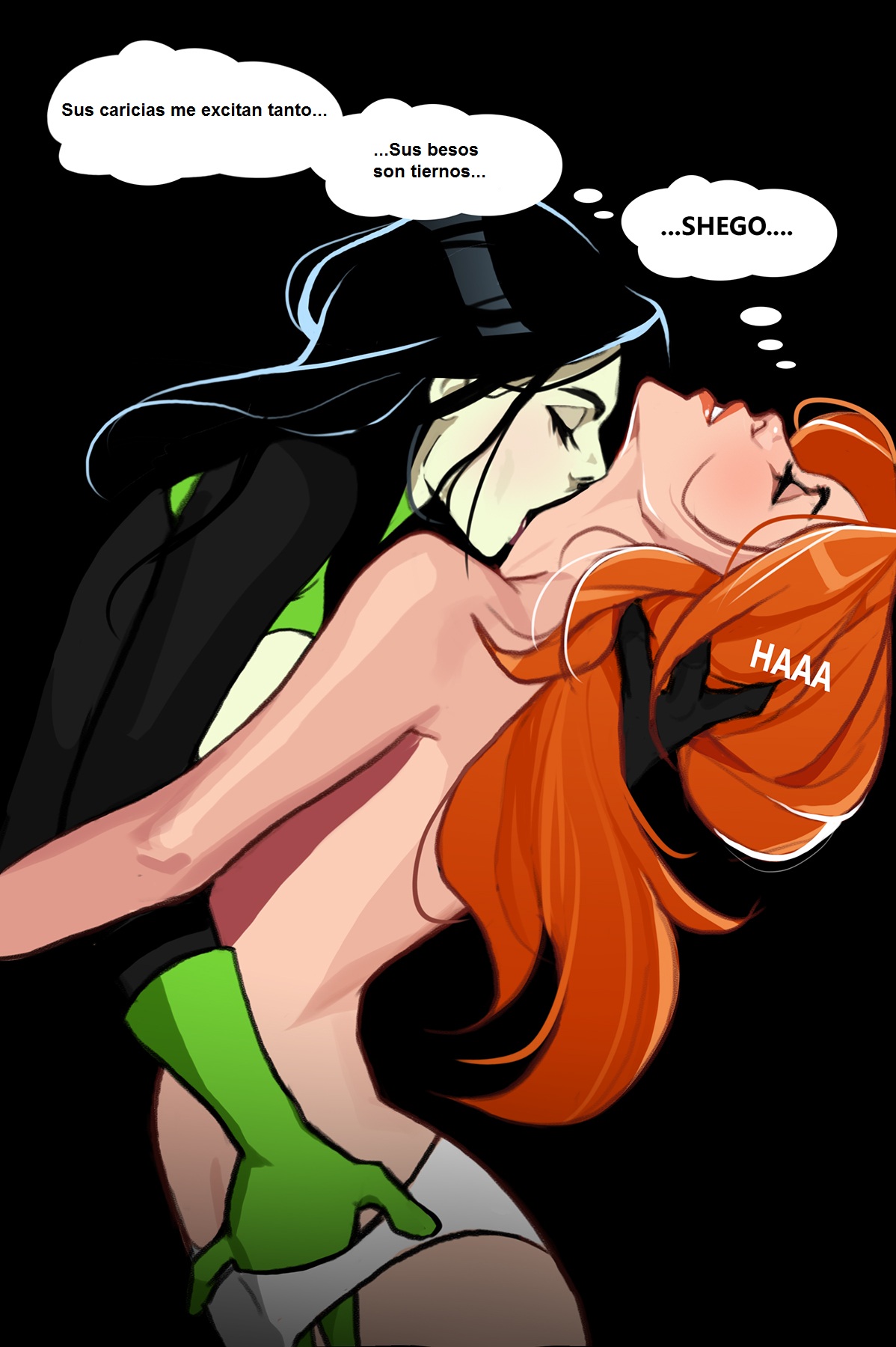 Kim and Shego Date on the roof page 8 full