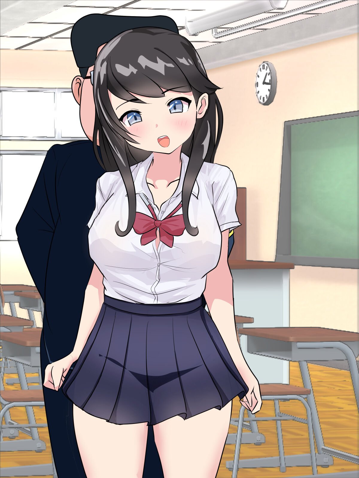 Shuusoku Gakuen Shuuki Iinkai Niowanai Seito wa Kousoku Ihan no Gakuen de Uwabaki Kutsushita Ashiura Daisuki na Boku ni Otome o Zecchou saseru Kannou ga Kakusei shite shimatta Gakuen Seikatsu no Hanashi page 6 full