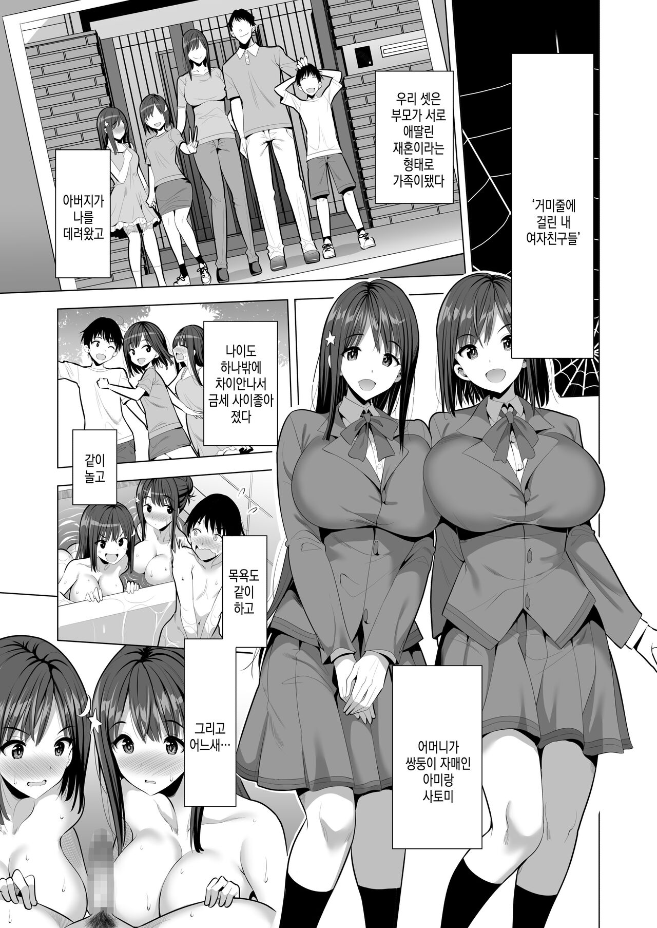 Kumo no Su ni Torawareta Ore no Kanojo-tachi | 거미줄에 사로잡힌 내 여자친구들 page 5 full
