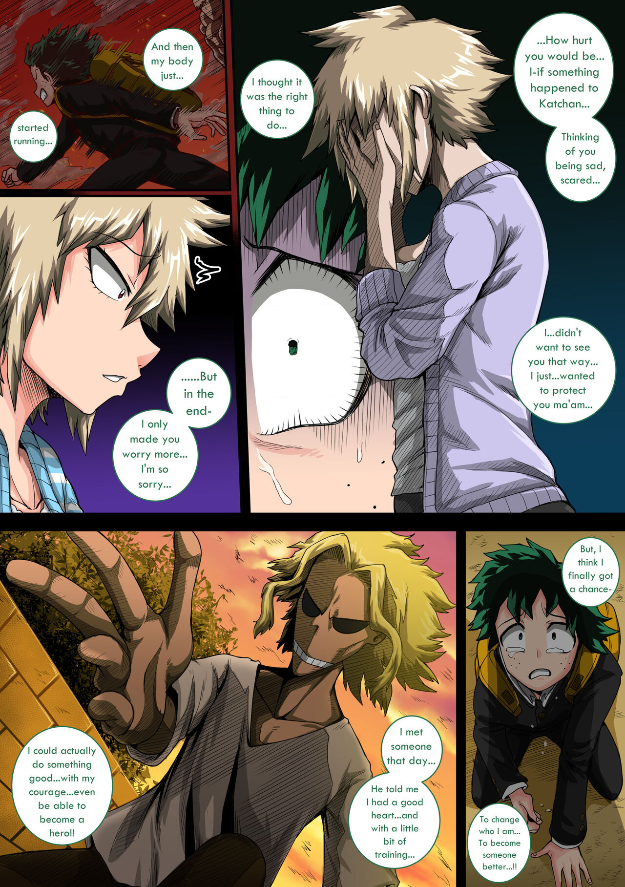 Summer Vacation With Bakugo's Mom Part Three Chapter One page 4 full