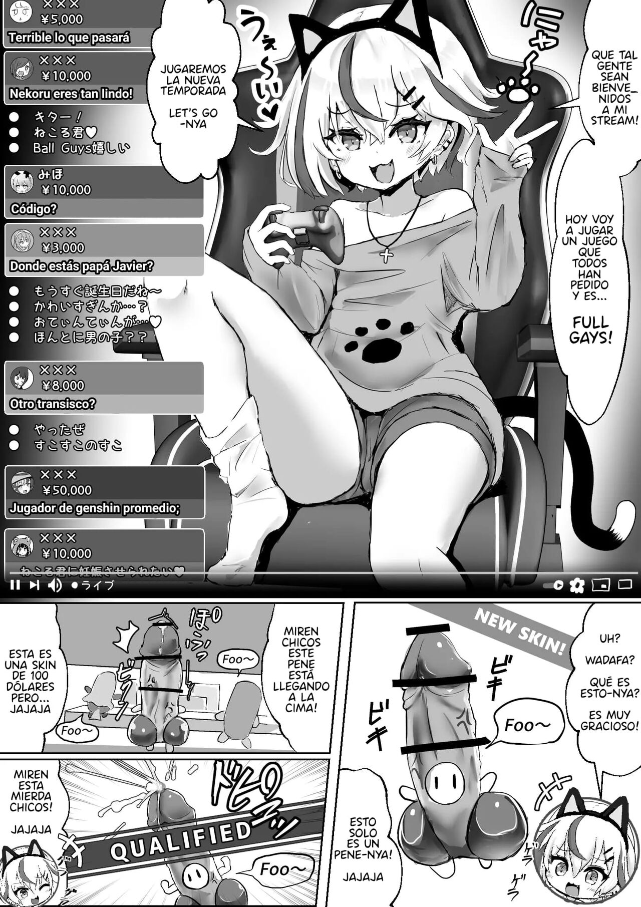 Otaku na Tsuma ga Yarichin Haishinsha ni Netorareru Hanashi page 7 full