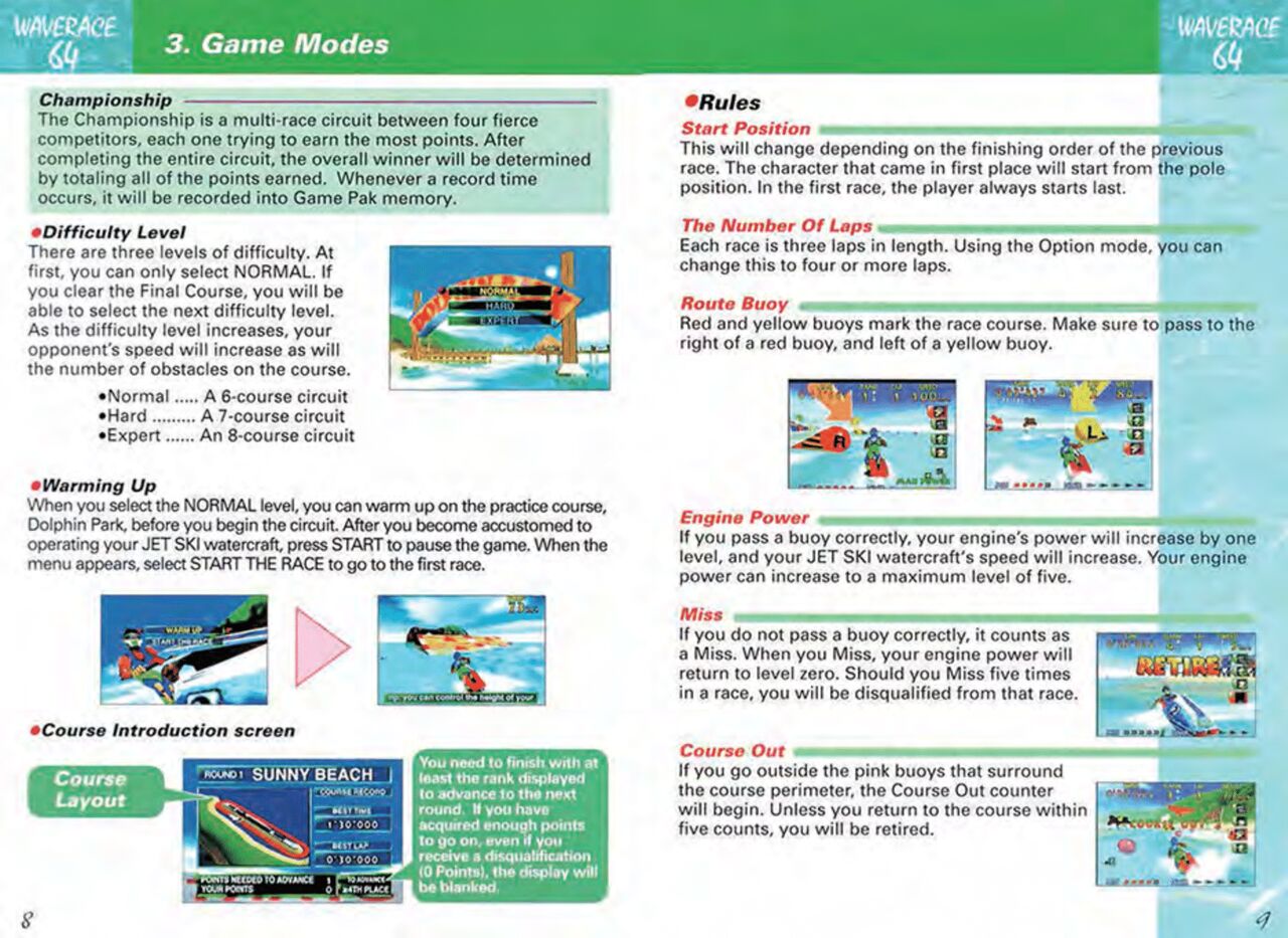 Wave Racer 64 Manual page 7 full