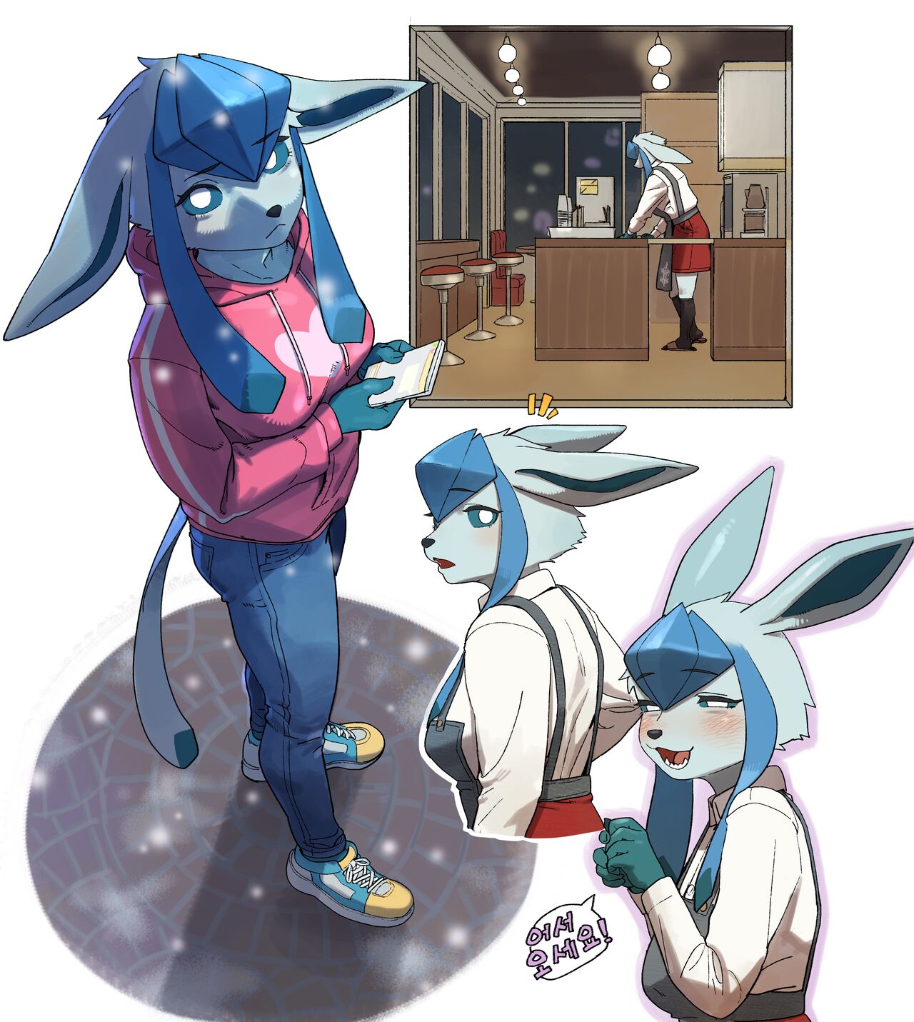 Glaceon Barista page 3 full