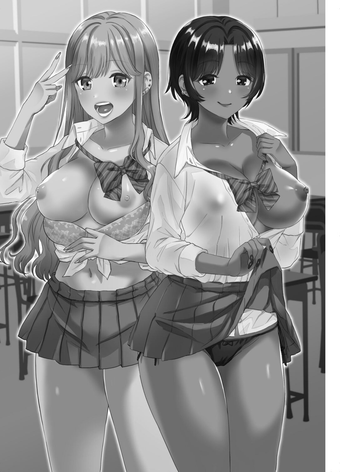 Gal ni Houkago Oppai Sawatte ku? te Sasowareru Hanashi | 갸루한테 방과후 가슴 만져볼래? 하고 권유받는 이야기 page 3 full