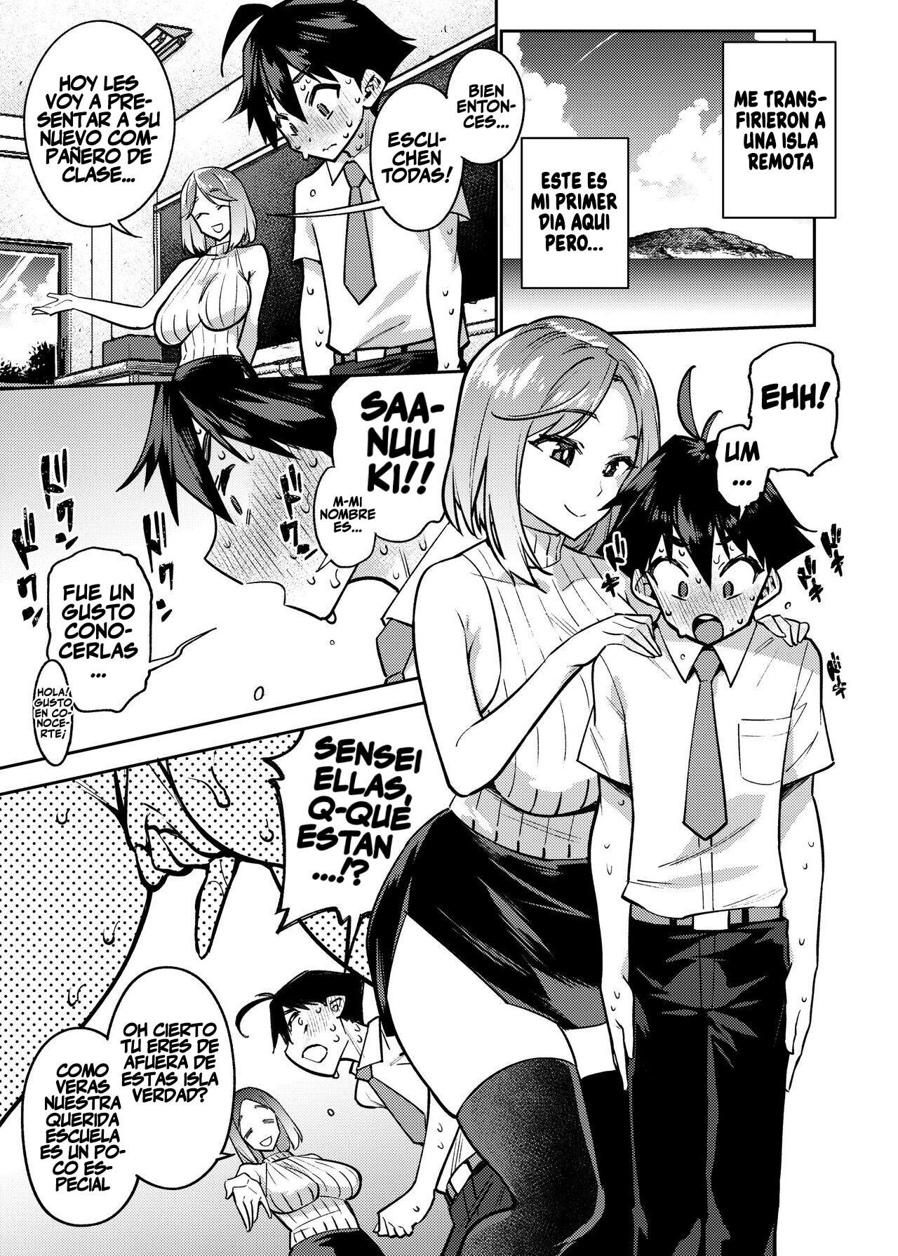 Tatta Hitori no Chinpo Kyouzai ~Seikyouiku ni Honki Sugiru Ritou de~ | The Only Penis Material ~On a Remote Island for Practical Sex Education~ page 3 full