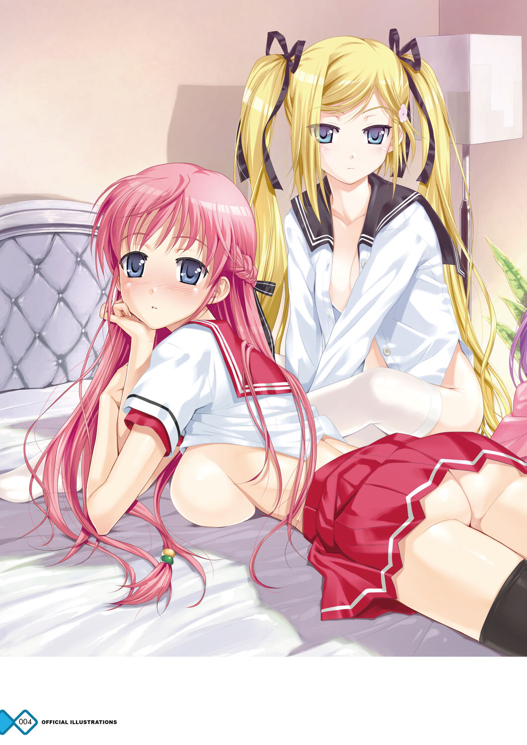 Kanojo x Kanojo x Kanojo Art Book page 5 full