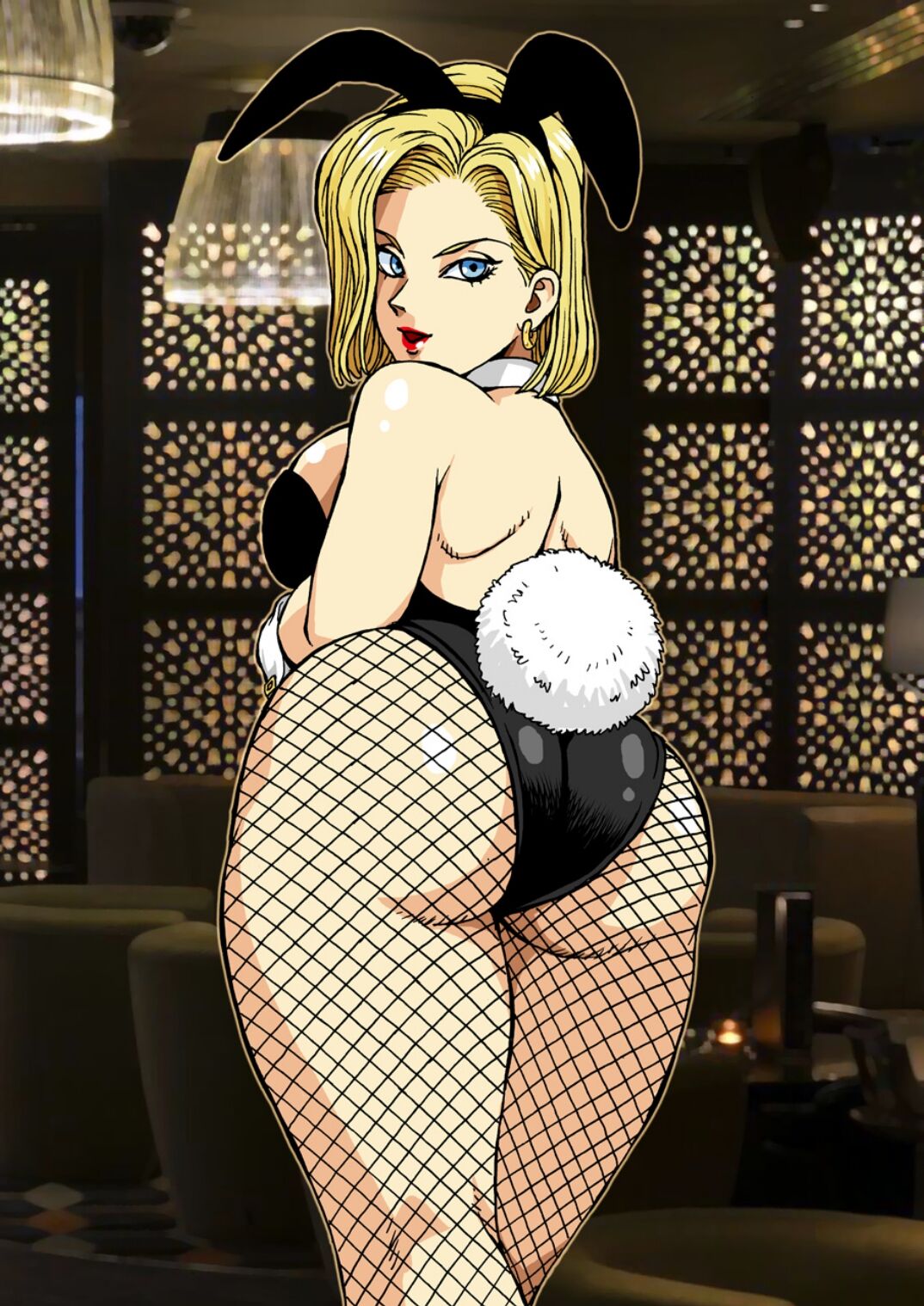 Dragon Ball -  Kanpai to Android 18 and Bulma in bunny costume page 5 full