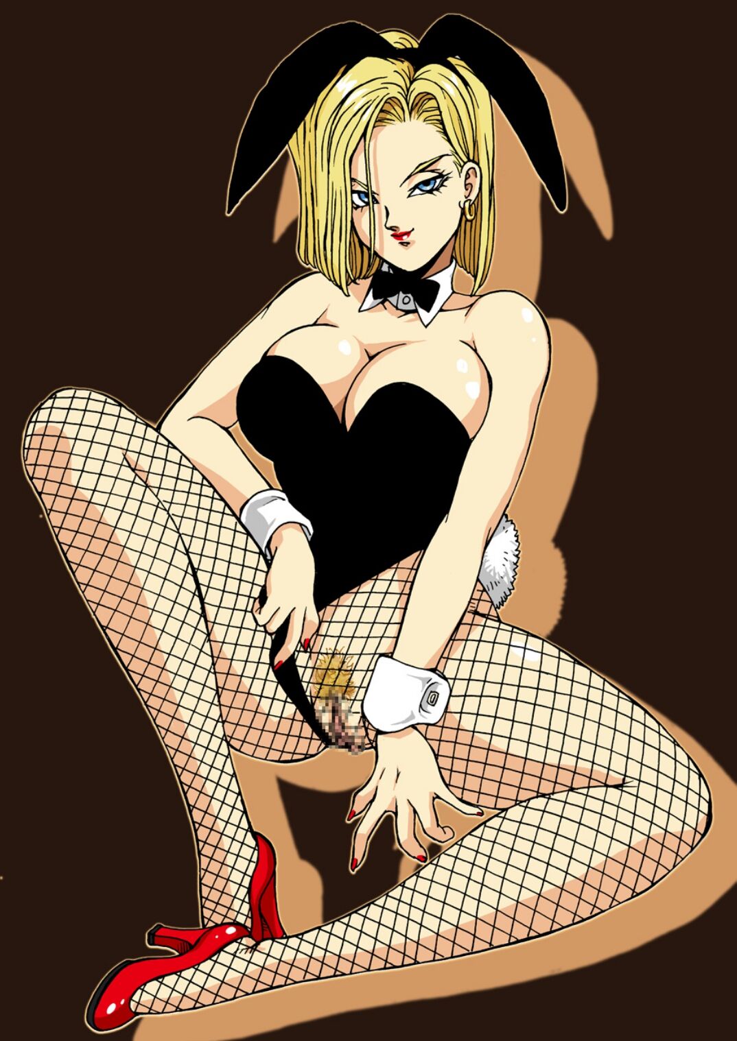 Dragon Ball -  Kanpai to Android 18 and Bulma in bunny costume page 7 full