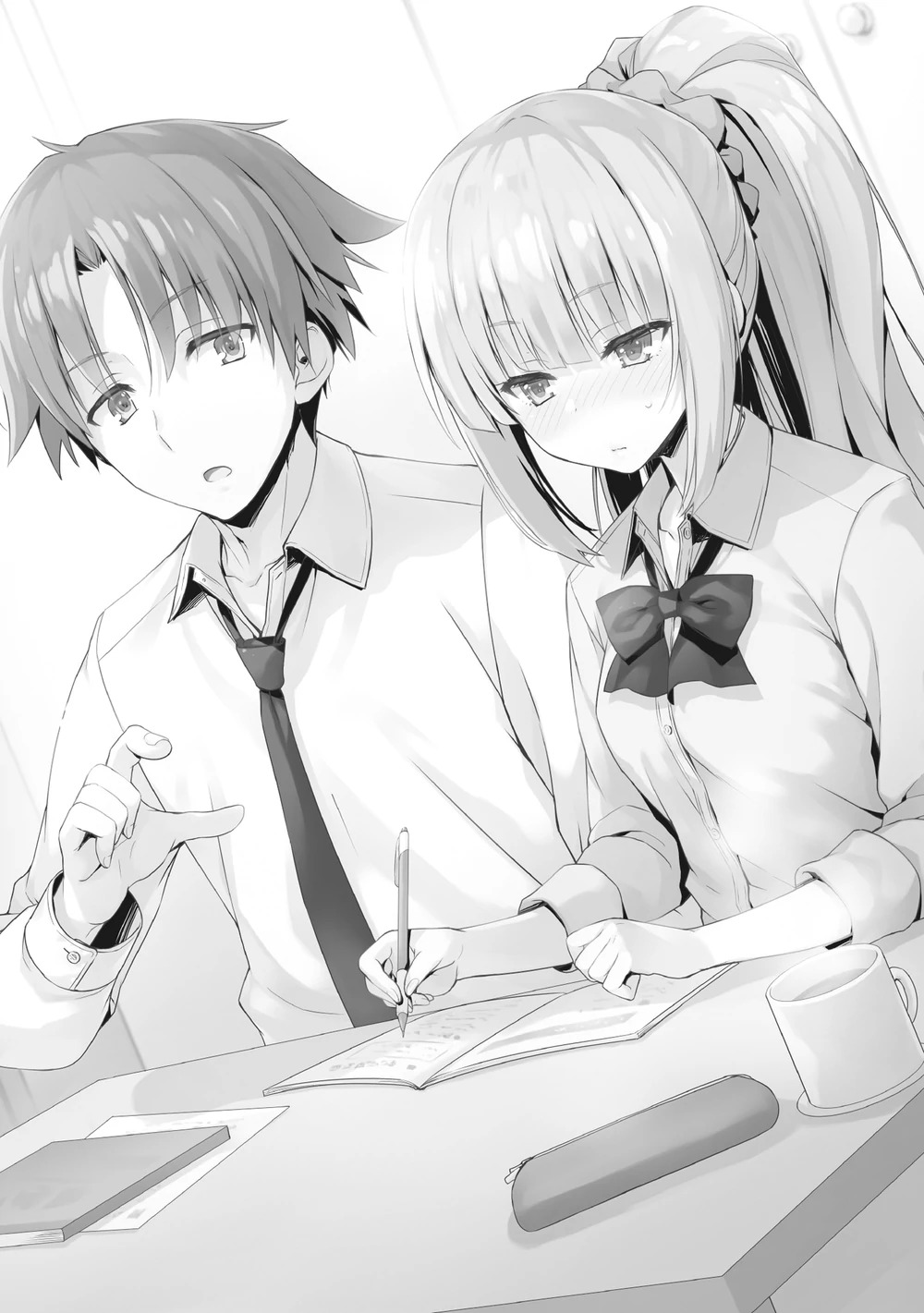 youkoso jitsuryoku shijou shugi no kyoushitsu e 2year illust until volume 8 page 9 full