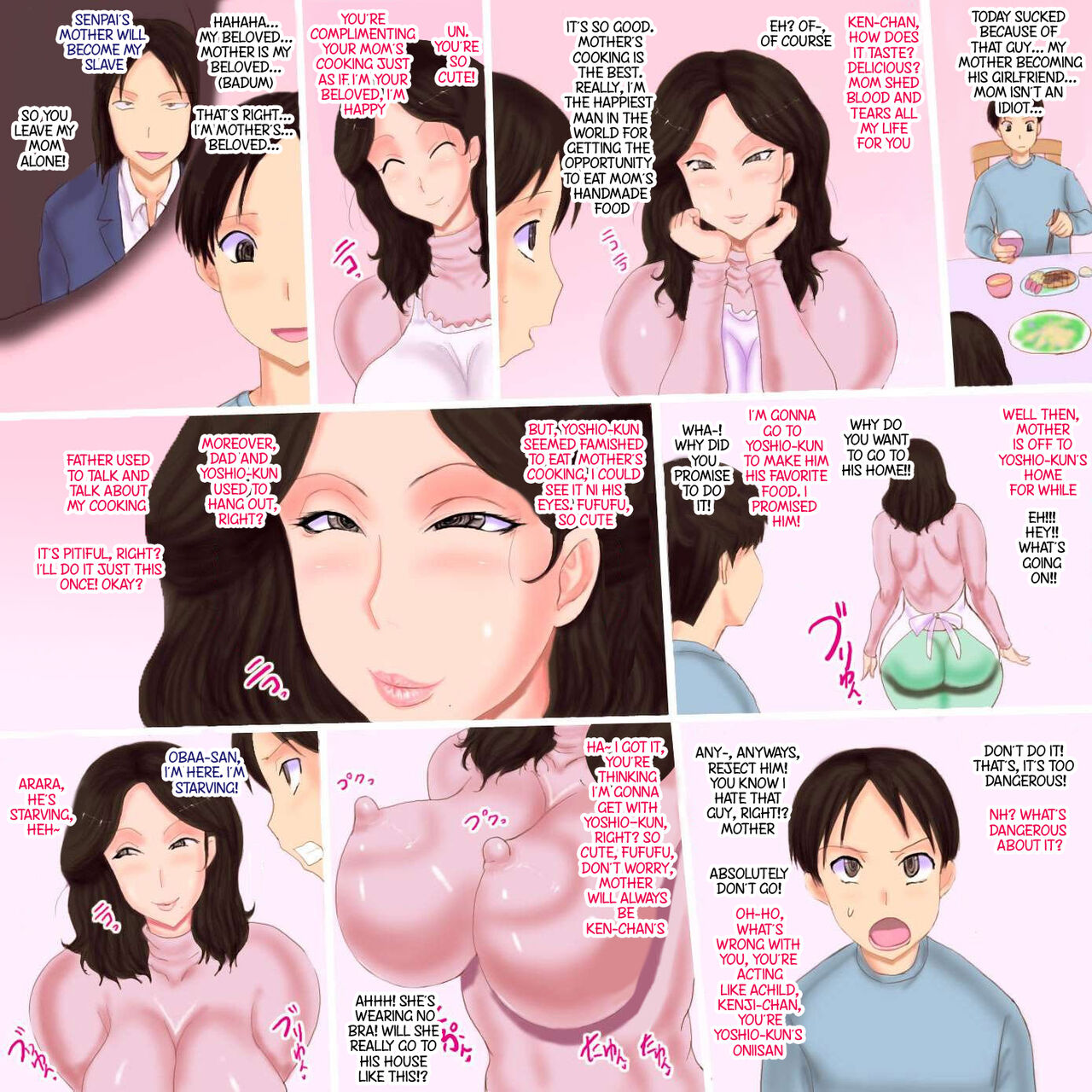 Haha to Tonari no Koukousei no Dousei | Mom And My Highschool Neighbour Are Living Together page 3 full