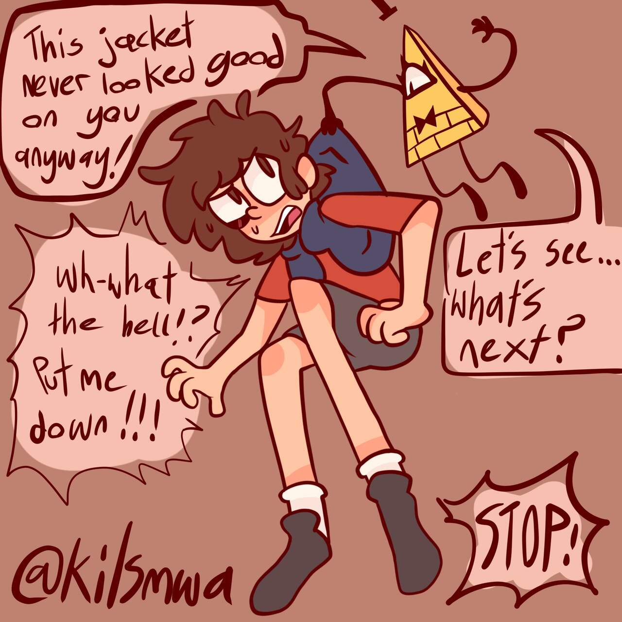 Bill and Dipper's Strip Game page 3 full