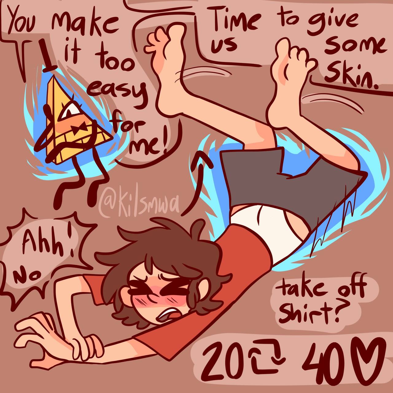 Bill and Dipper's Strip Game page 5 full